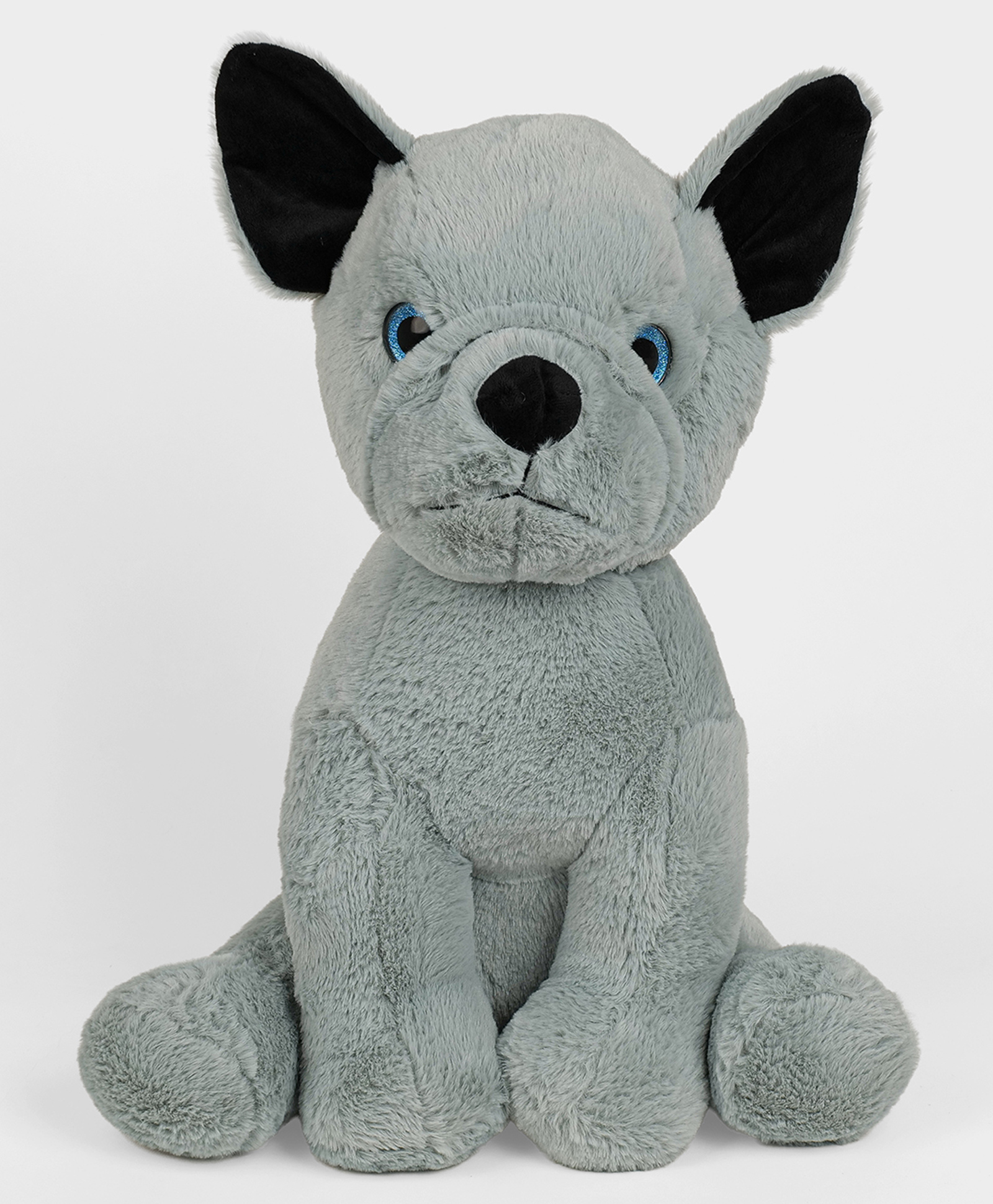 Dukiekooky 50 cm Super Cute & Adorable Grey Smart Bull Dog Soft Toy-image-41