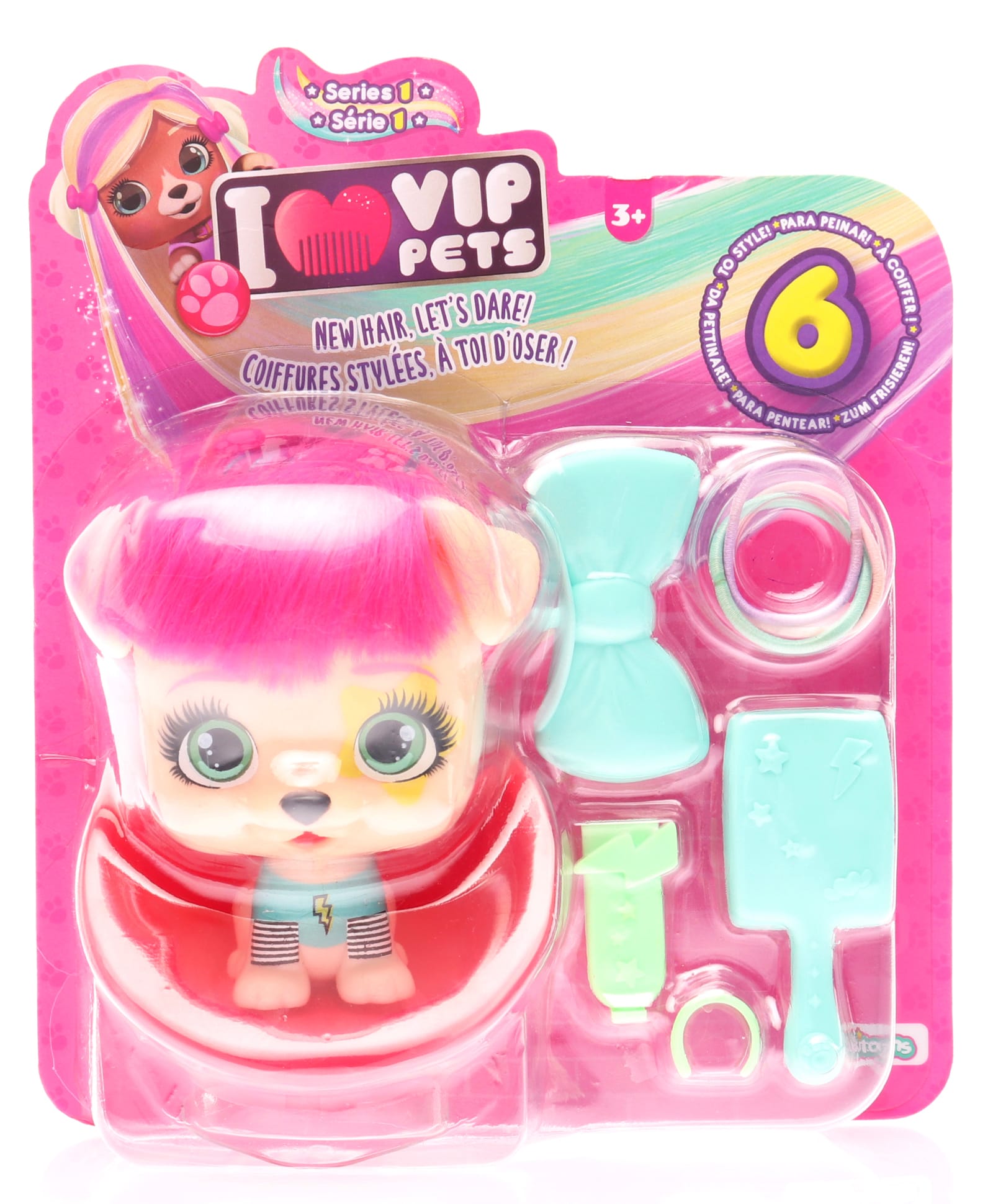 IMC Toys I Love VIP Pets Series Nyla Baby Doll PINK & CREAM and DESIGN may vary) - Height 12 cm-picture-27