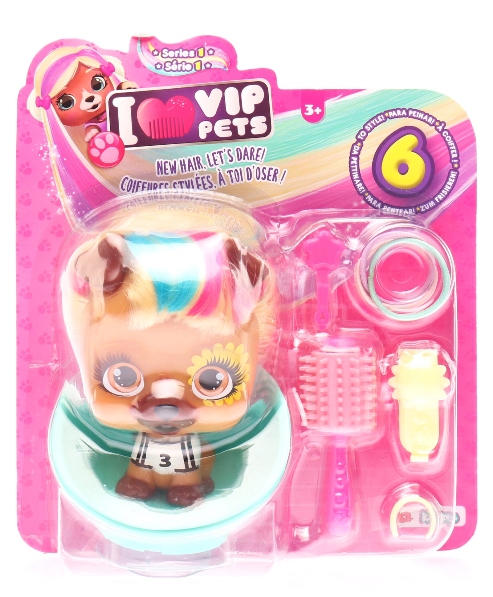 IMC Toys I Love VIP Pets Series Nyla Baby Doll PINK & CREAM and DESIGN may vary) - Height 12 cm-picture-22