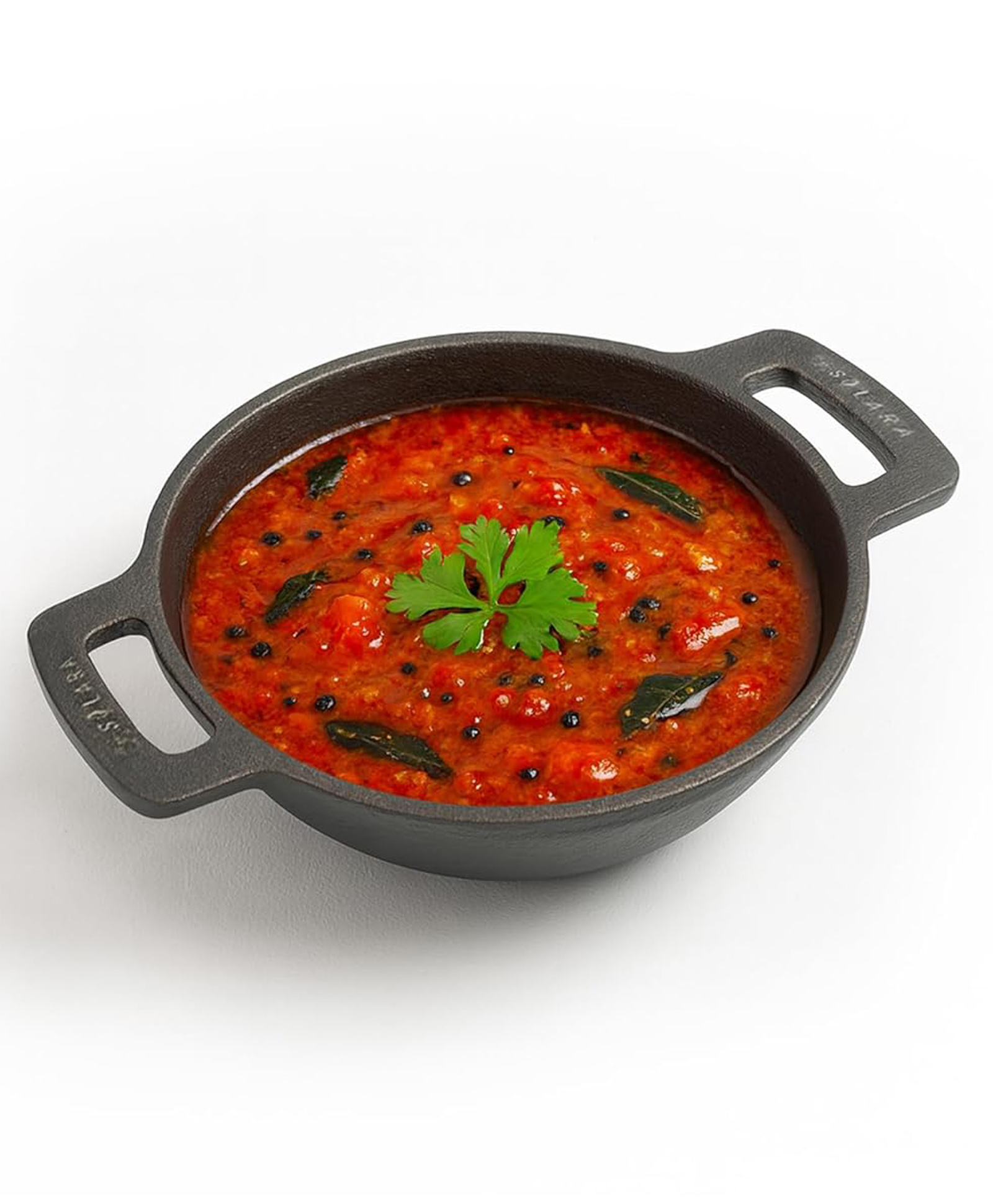 SOLARA Pre Seasoned Cast Iron Kadhai 7 Inch(17 CM), Ready to Use Deep Frying Kadhai, Naturally Nonstick Cast Iron Kadai with Flat Handles, 1 LTR, 100% Pure and Toxin-Free, No Chemical Coating-image-29