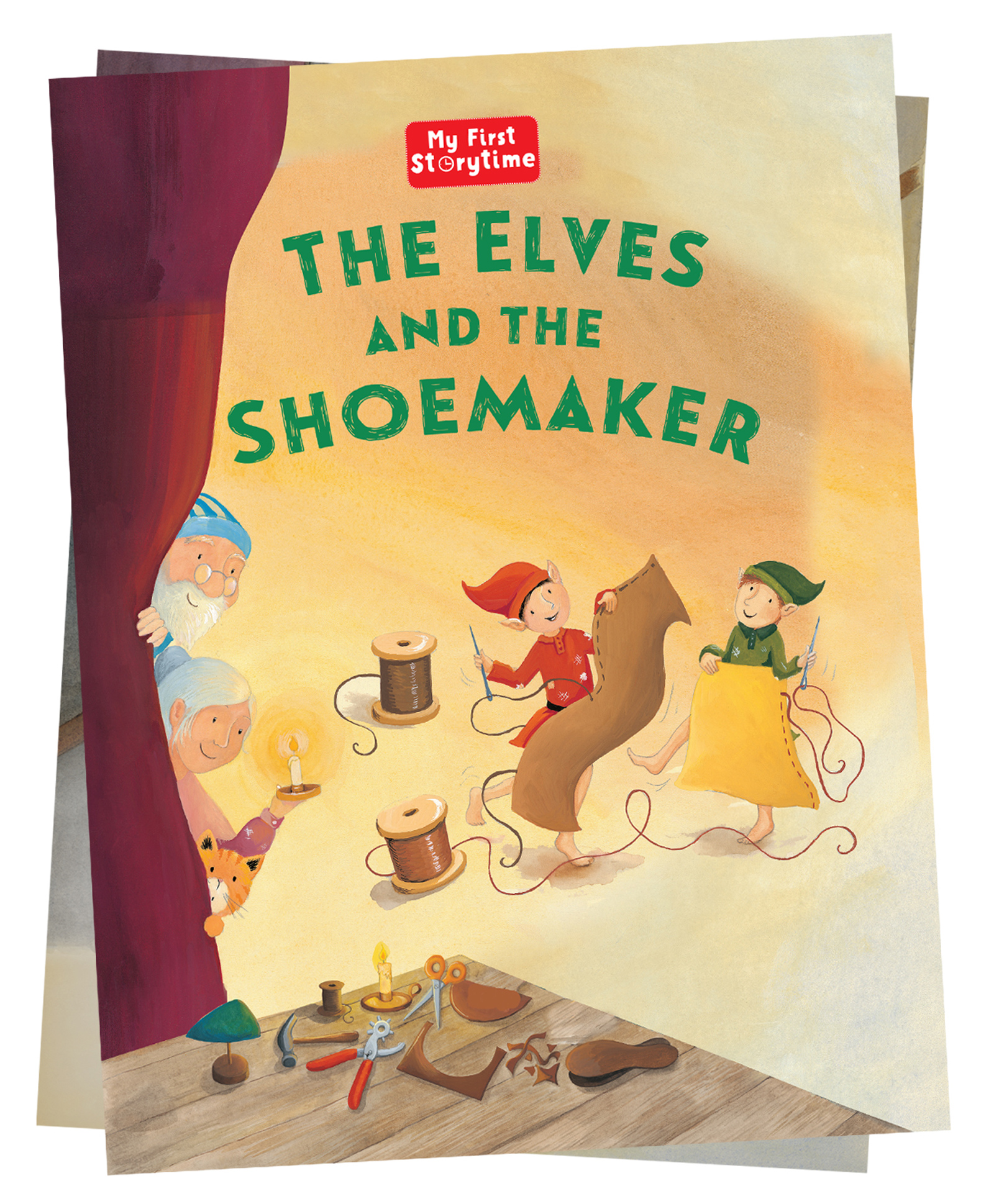 My First Storytime: The Elves and the Shoemaker Illustrated Storybook by Parragon Publishing - English-image-4