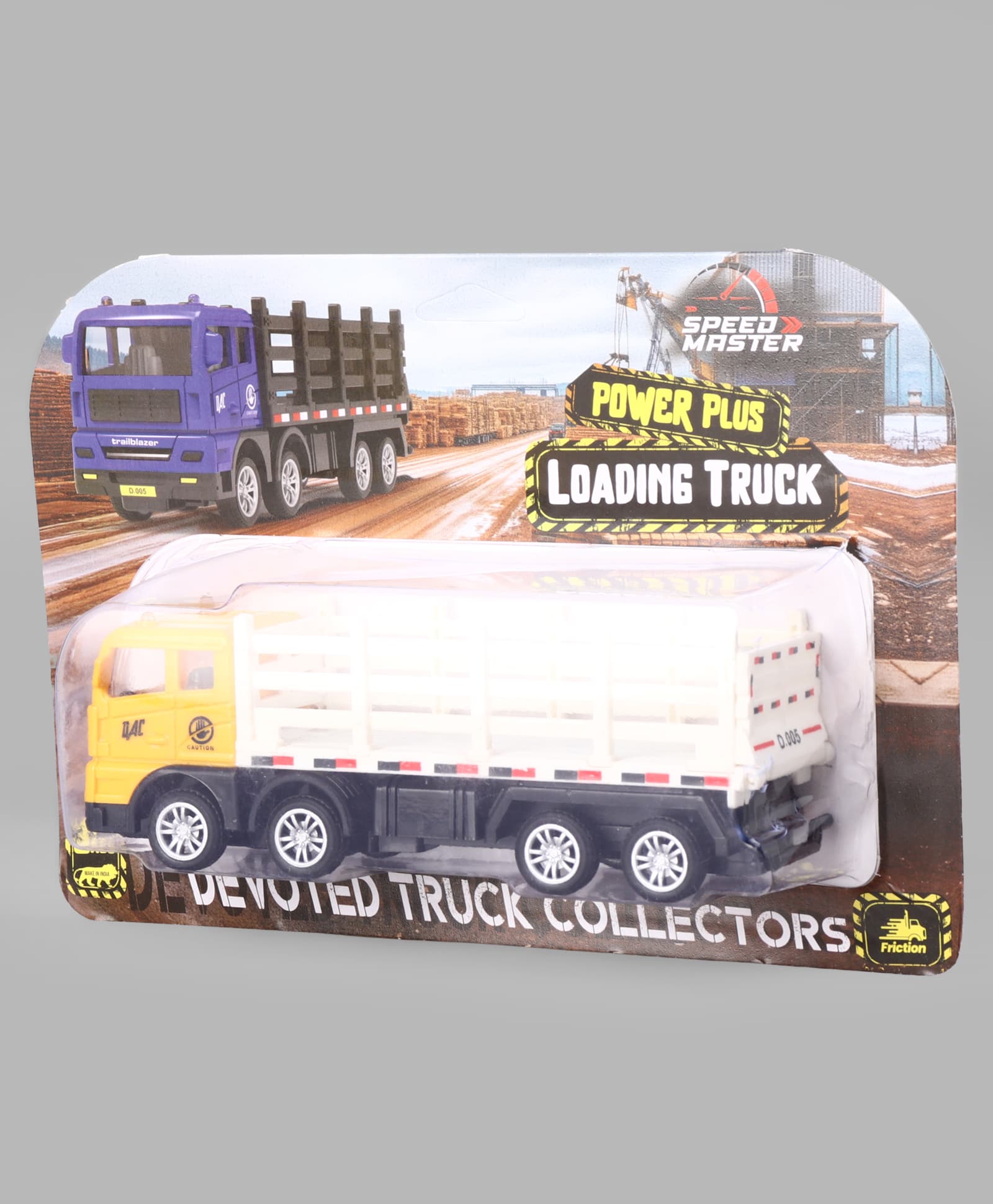 Ratnas Speed Master Loading Truck Toy with Free Wheel Action - Yellow & White-picture-2