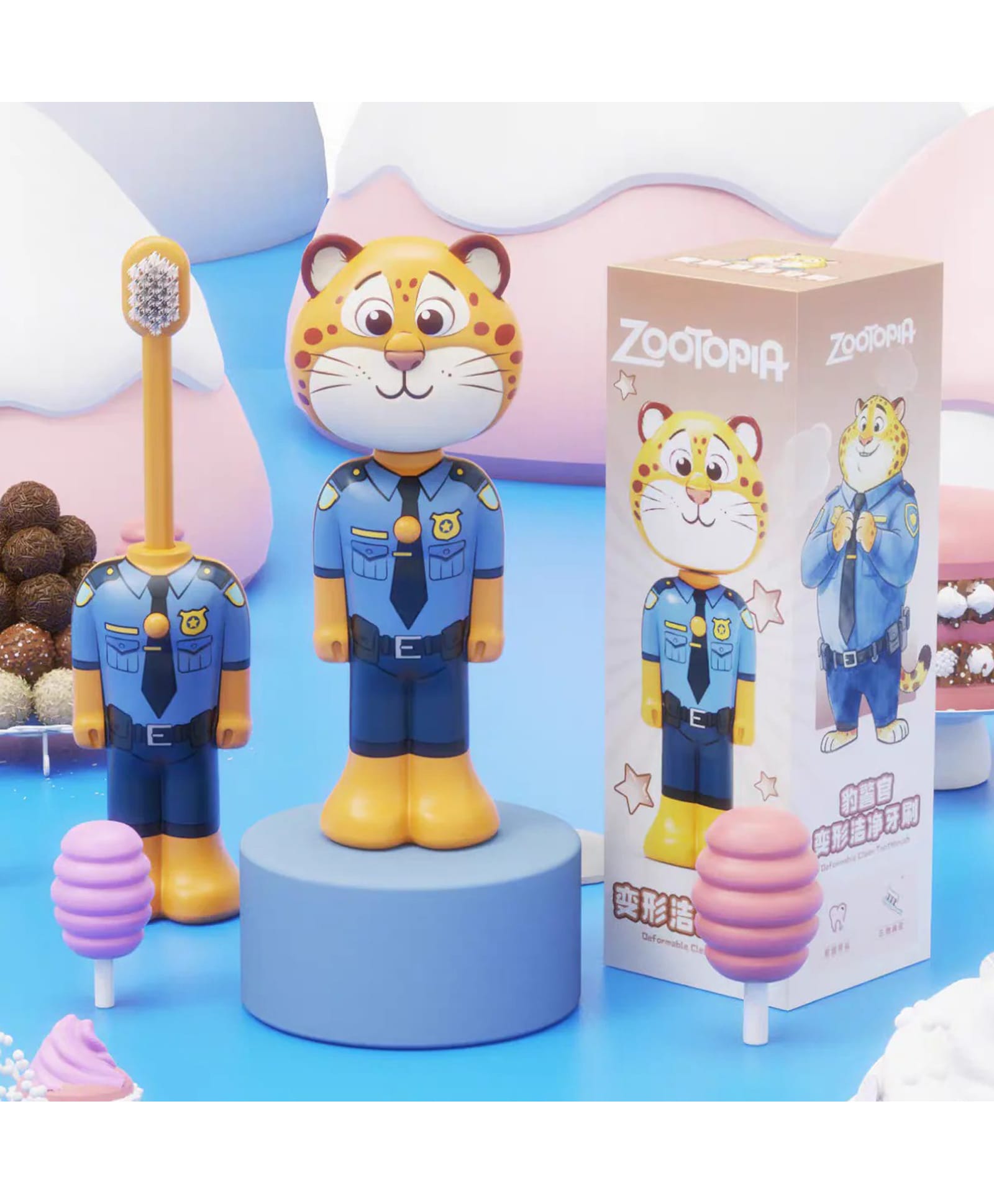 Ortis Zootopiaa Kids Toothbrush for Toddlers & Babies - Yellow-image-25
