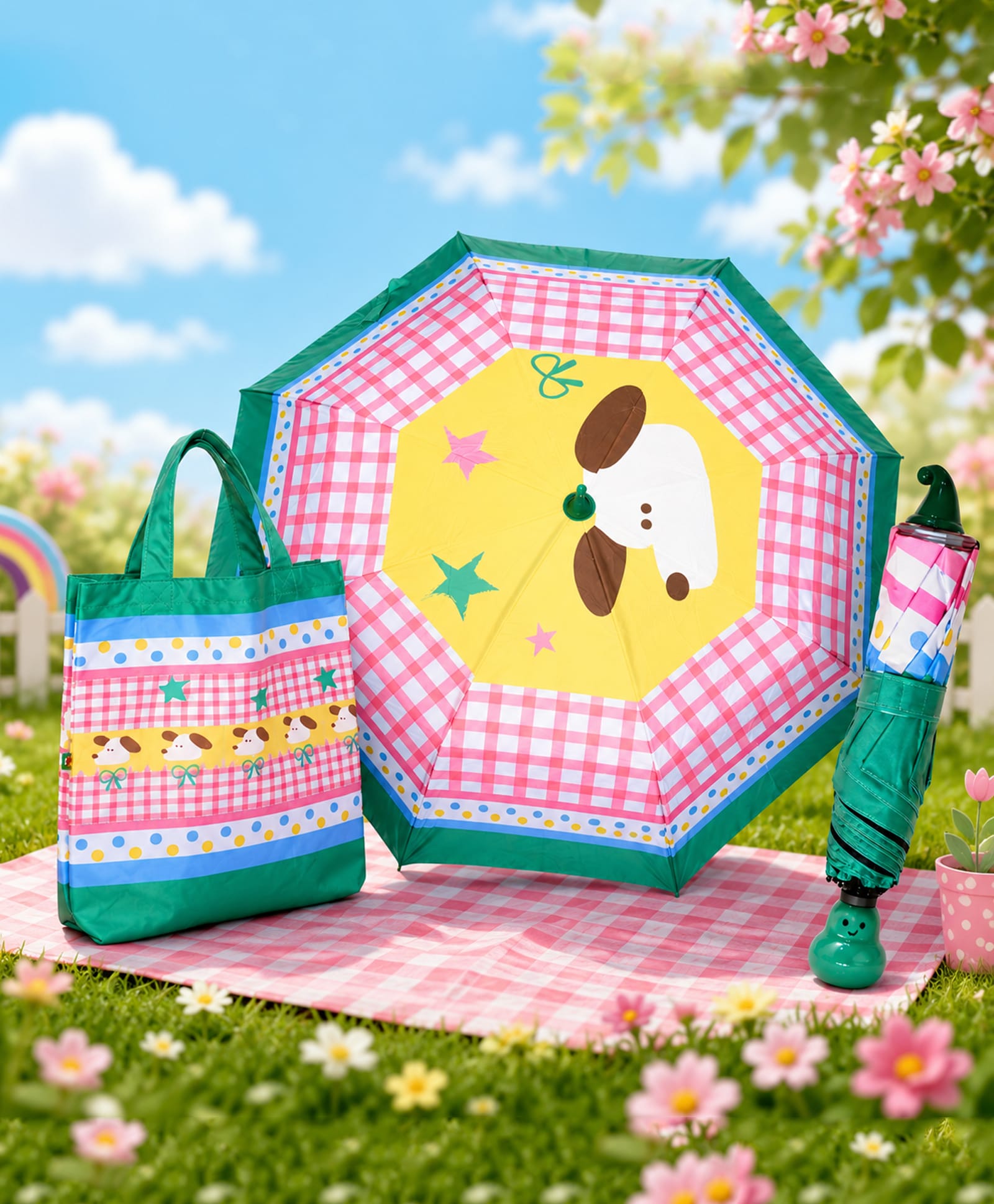 CHAATEWALA Puppy Face Designed - Yellow & Pink-picture-15