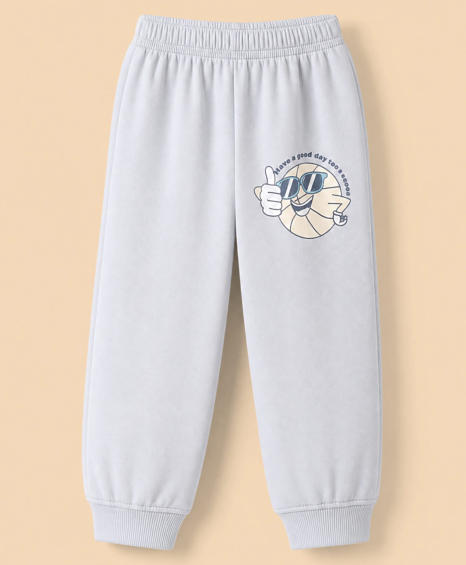 Tango Knit Full Length Fleece and Woollen Bottomwear With Text Print - Blue-picture-25