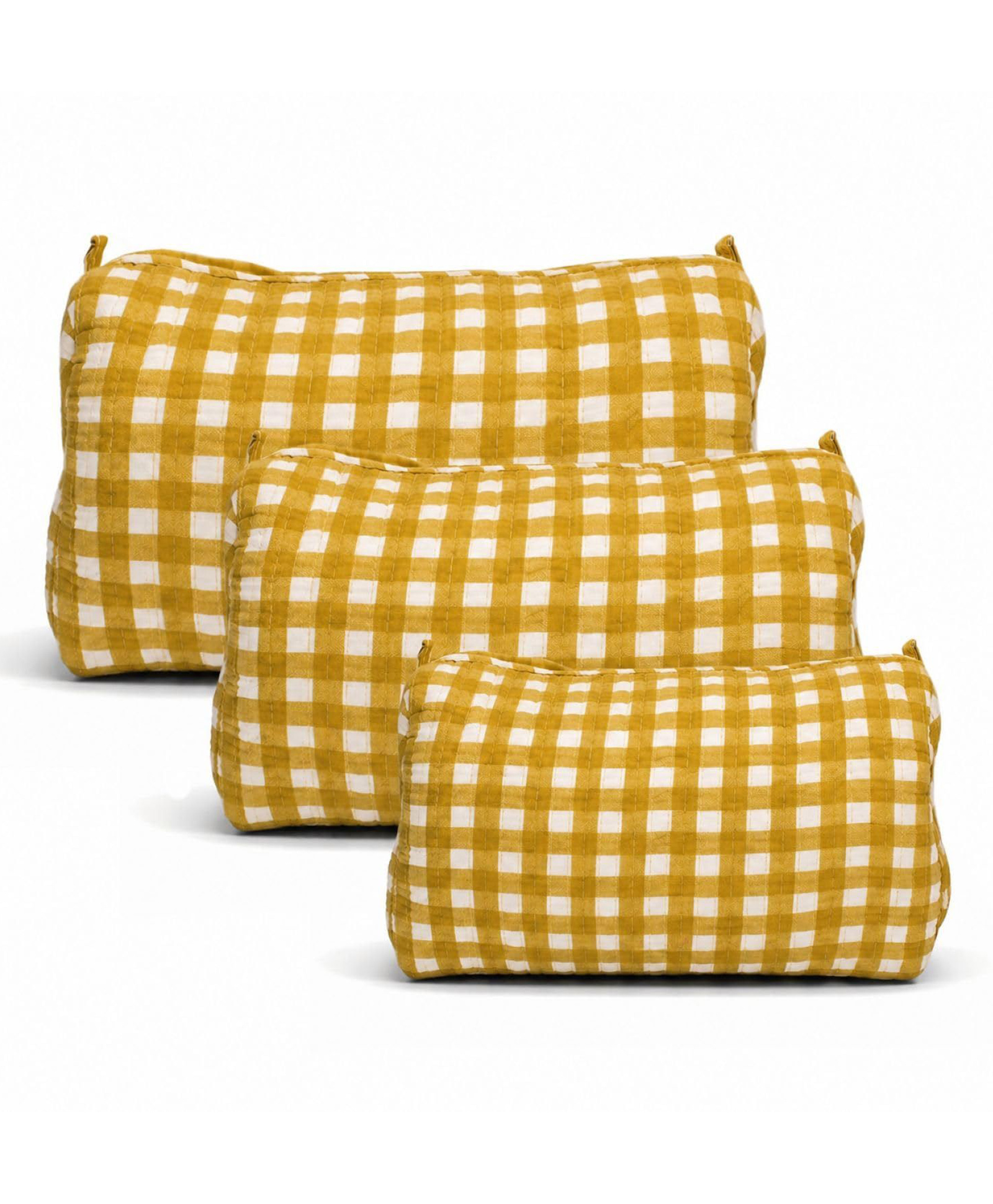 MOMISY Quilted Cotton Pouch Set for Women Floral Makeup & Toiletry Bags, 3 Pcs-image-21