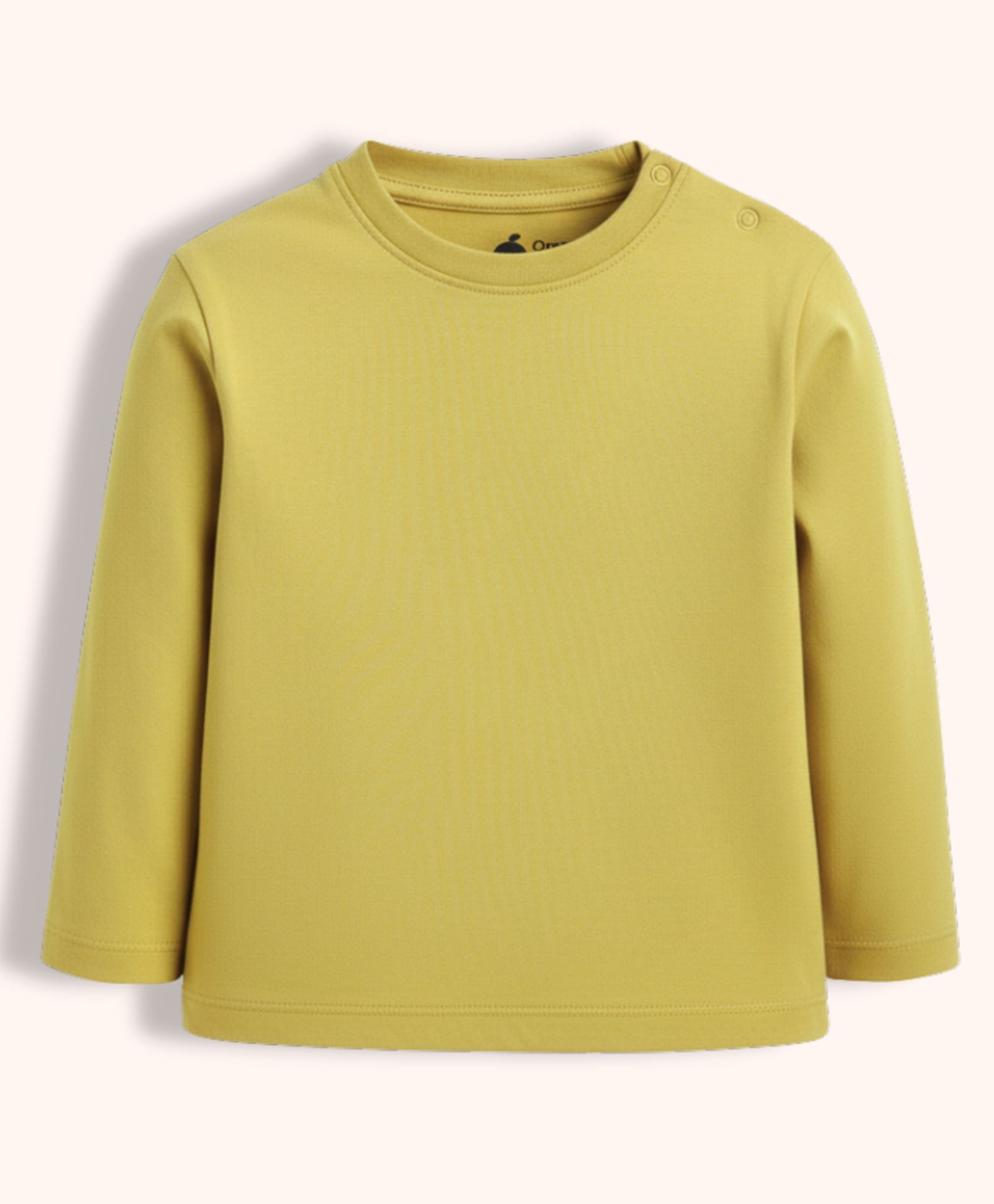 Orange Sugar Cotton Knit Full Sleeves Solid Tee - Lime-image-30