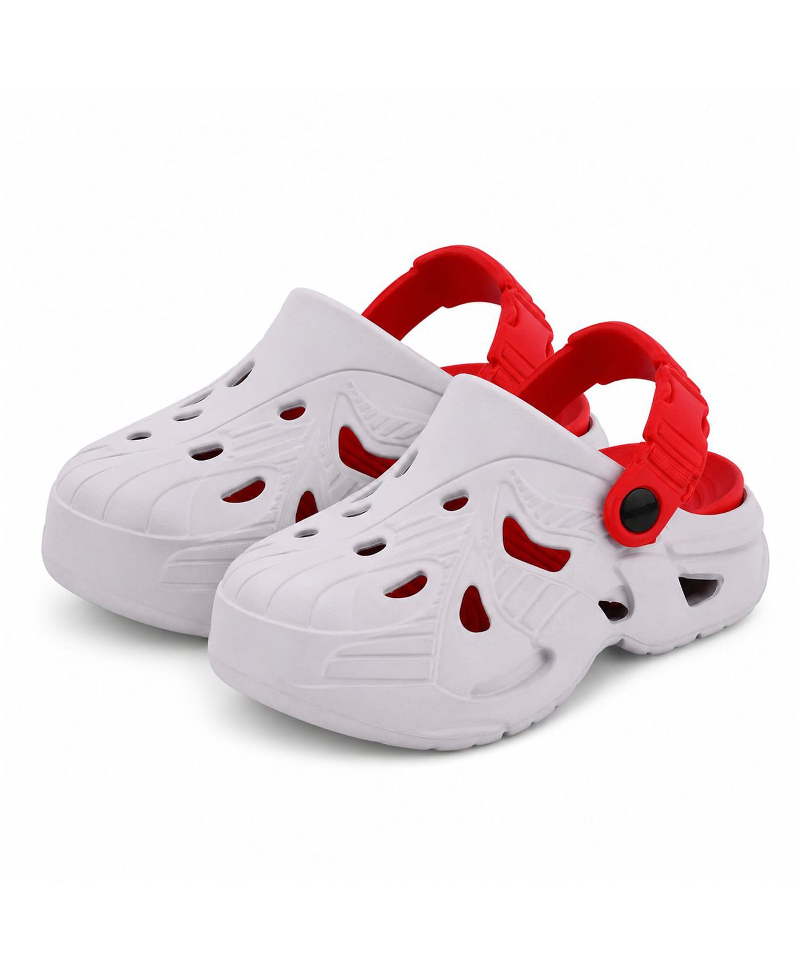 Trump Colour Blocked Sling Back Clogs - Grey-image-34