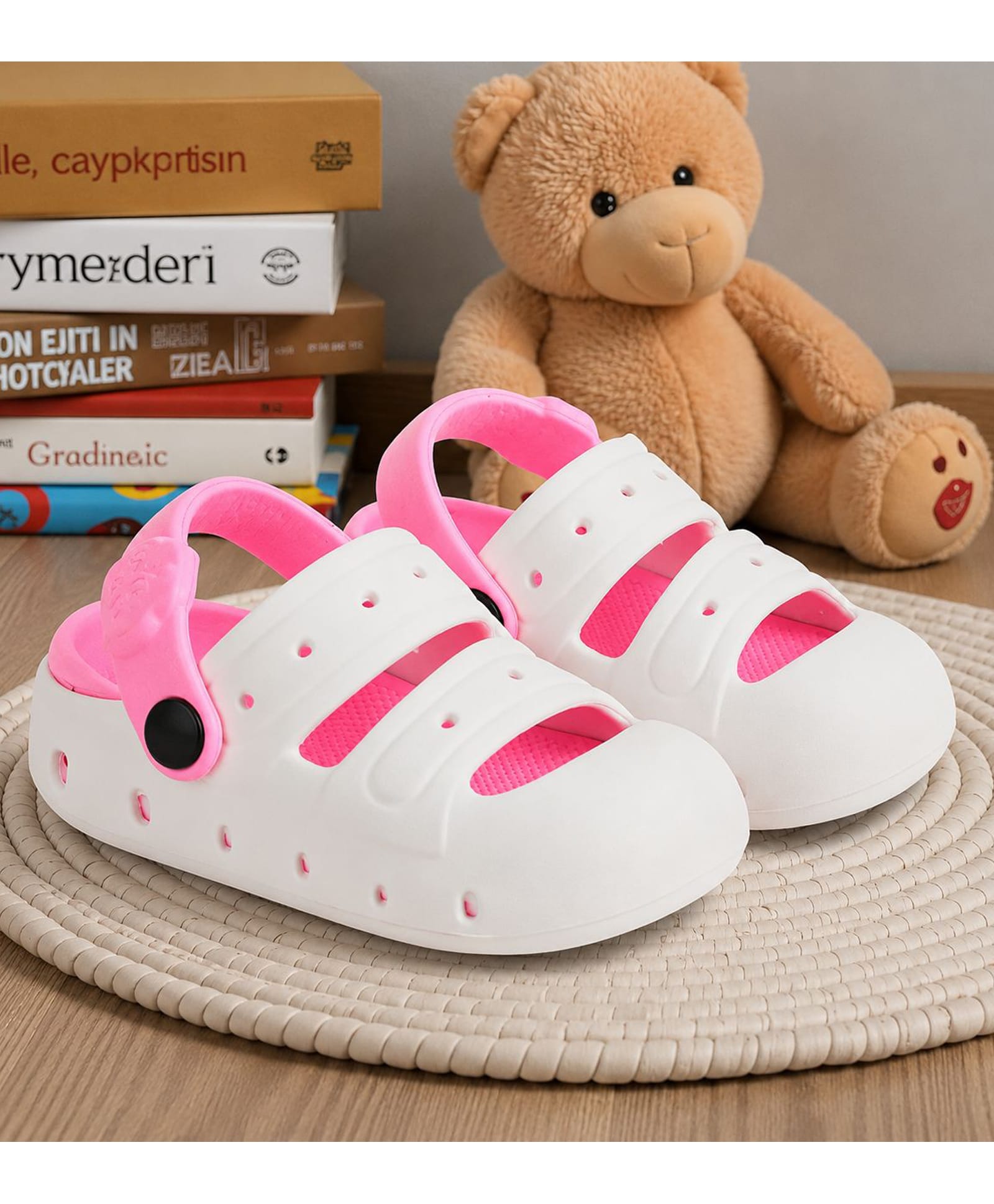 Trump Colour Blocked Sling Back Sandals - Pink-image-16
