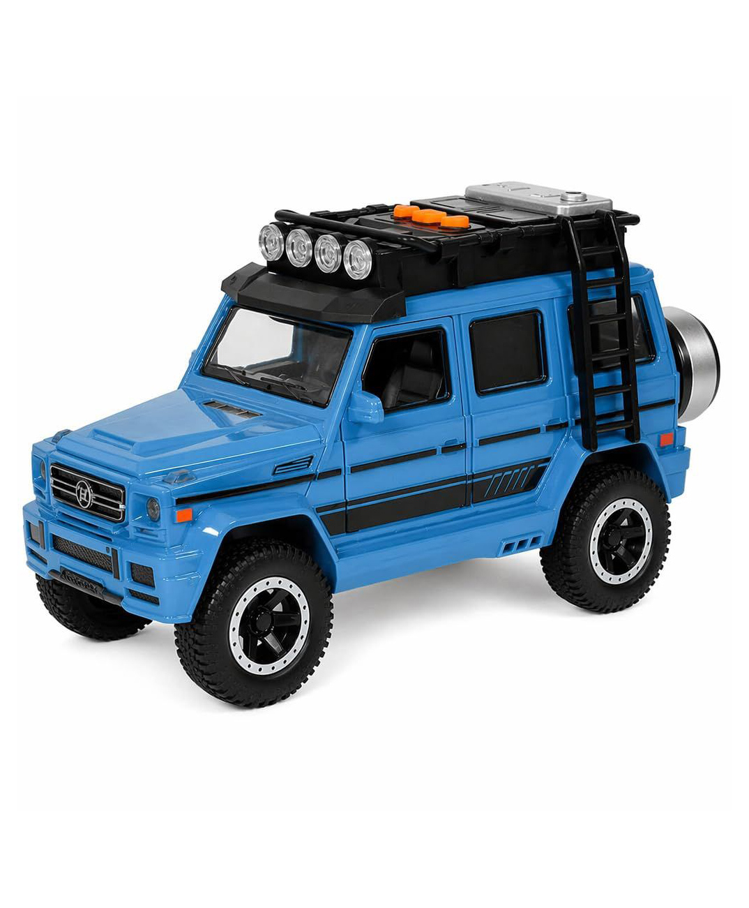FunBlast Pull Back Die-Cast SUV Car Toy with Light & Sound for Kids Pack of 1 Blue-picture-5
