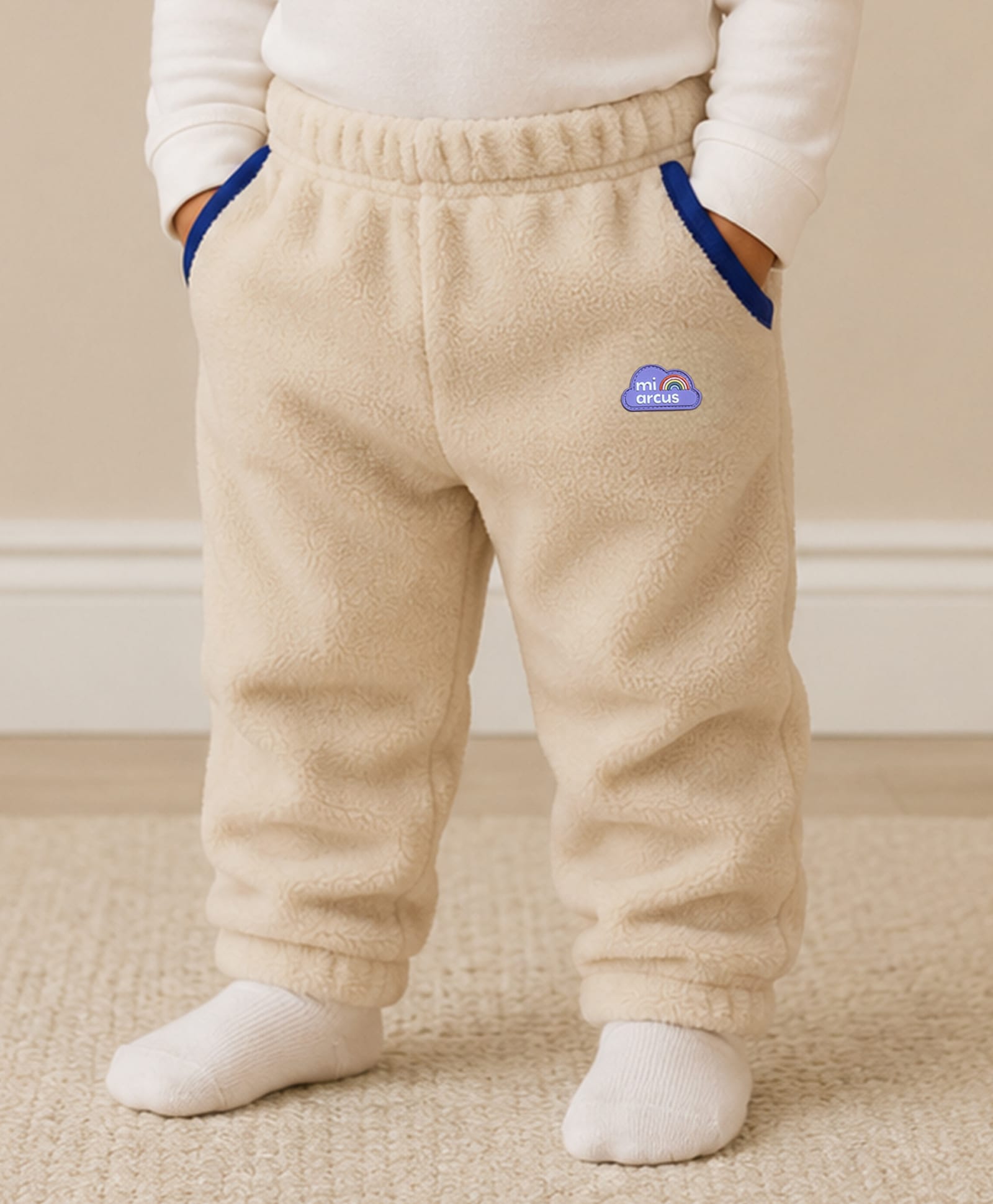 Mi Arcus Knit Solid Jogger - Beige-picture-36