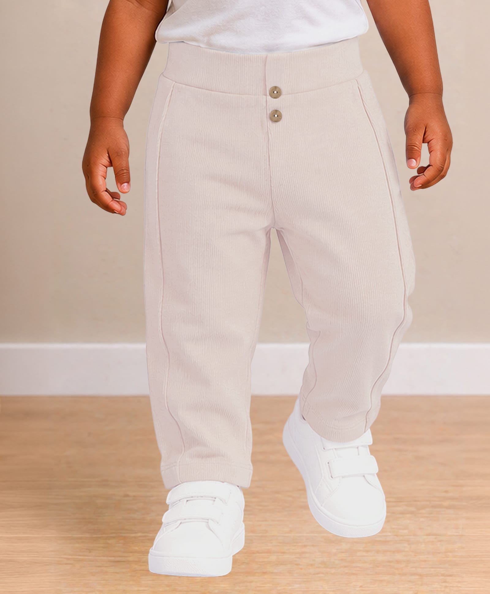 Mi Arcus Knit Solid Pajama - Beige-picture-16