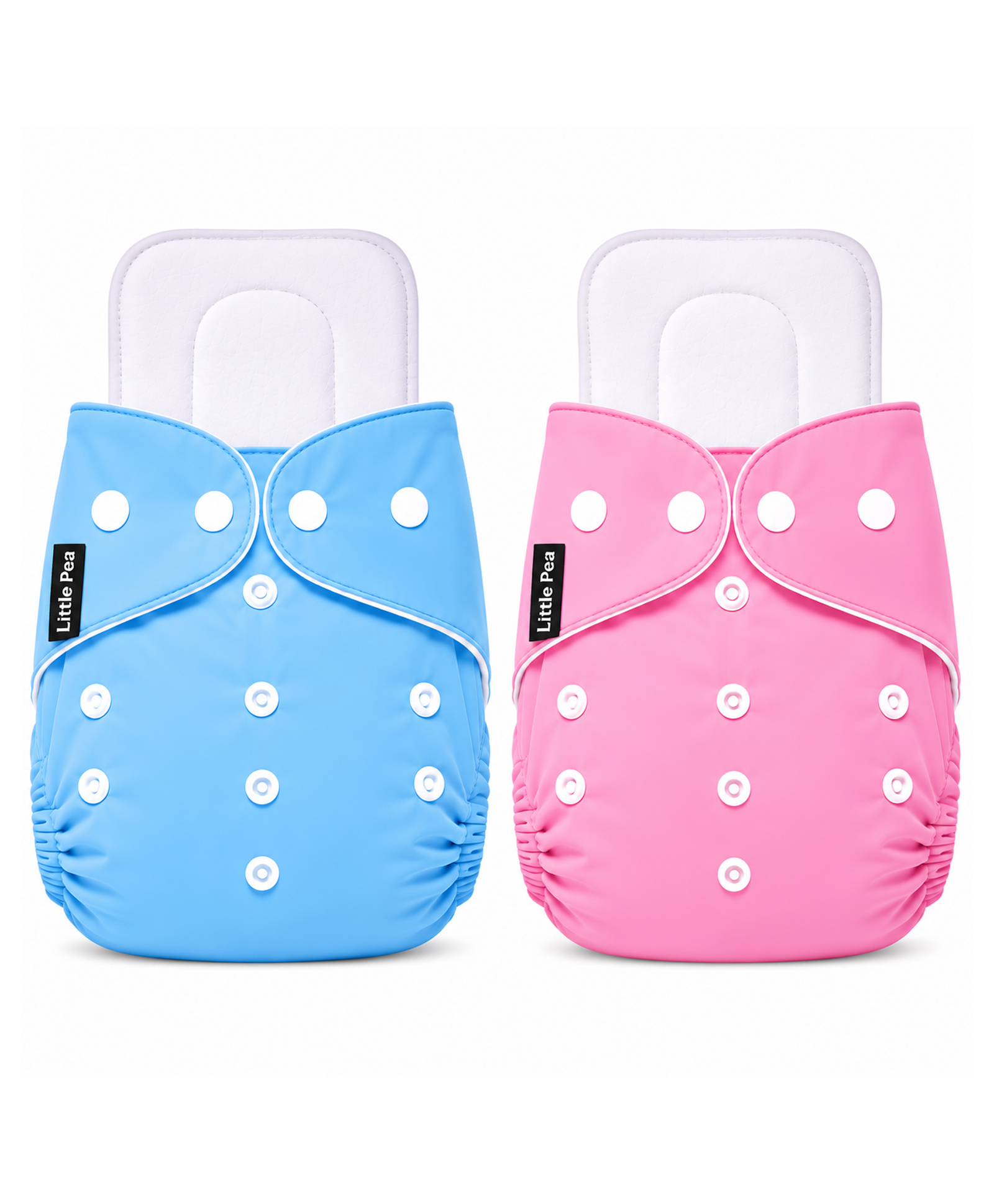 Little Pea Cloth Diaper - Multicolor, Pack of 2-picture-33