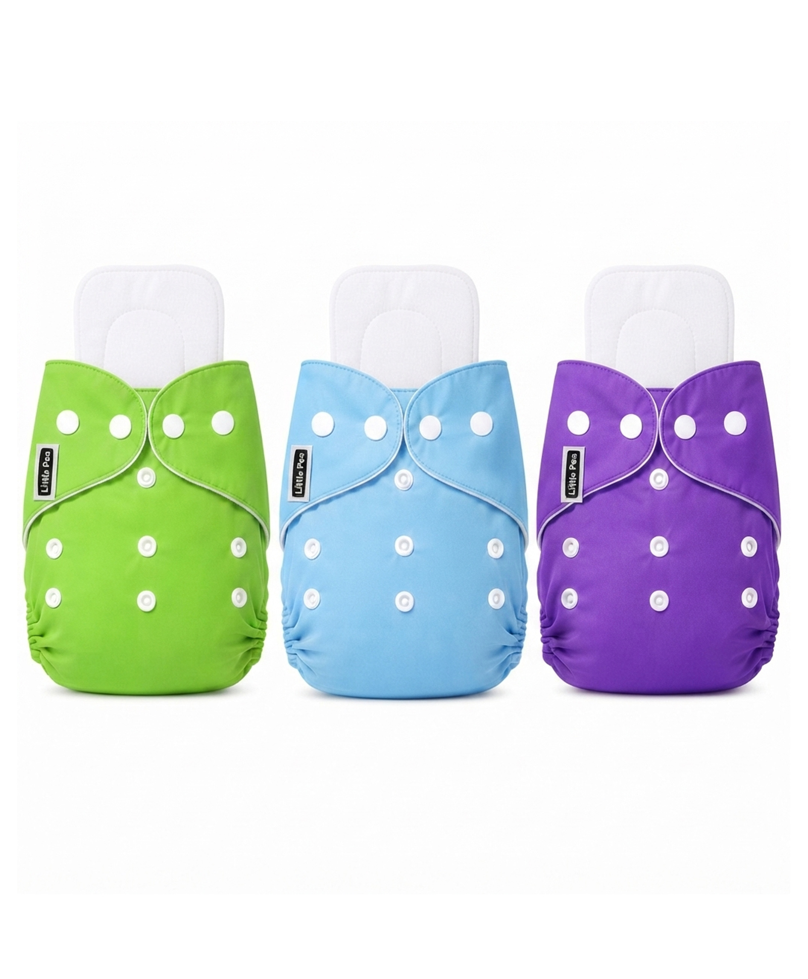 Little Pea Cloth Diaper - Multicolor, Pack of 3-picture-27