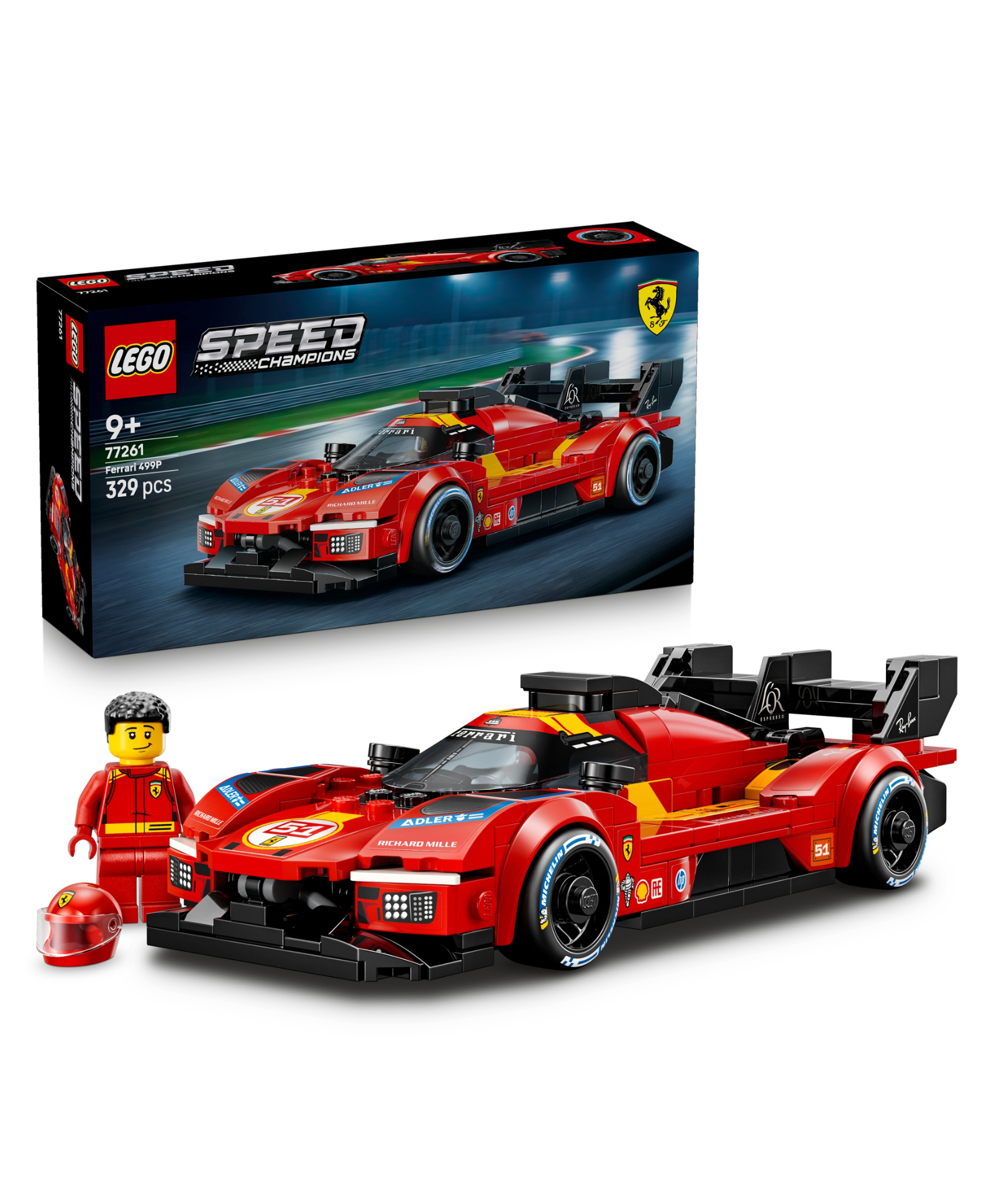 LEGO Speed Champions Ferrari 499P Ferrari Merch 329 pieces-77261-image-26