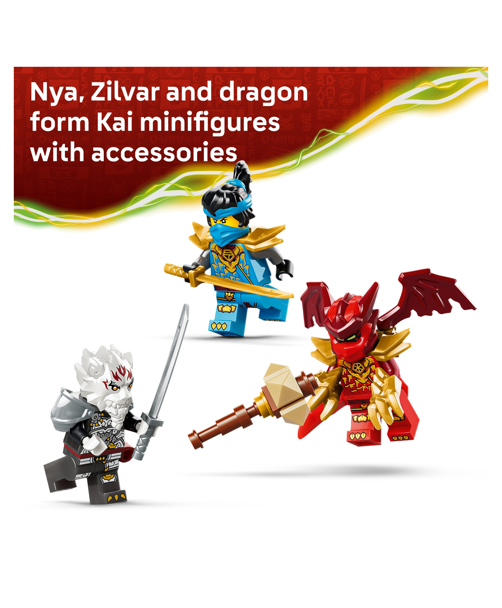 LEGO NINJAGO Zilvar and Grimtak the Dragon Beast 232 pieces-71863