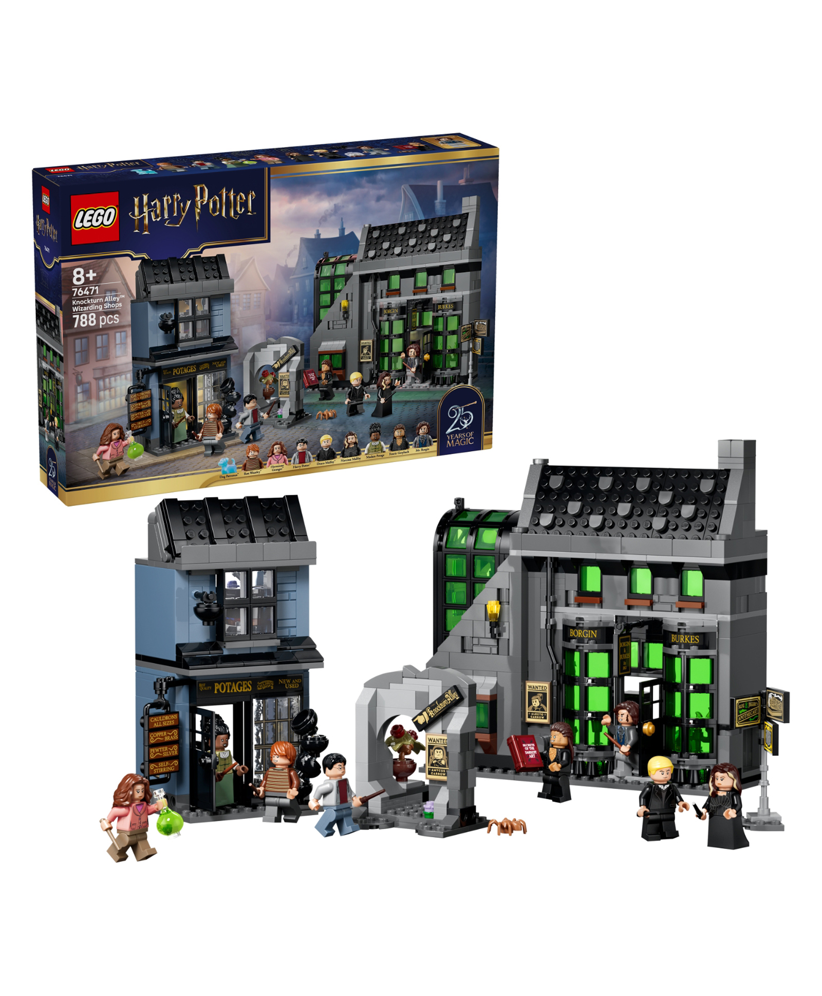 LEGO Harry Potter Knockturn Alley Wizarding Shops 788 pieces-76471-image-36