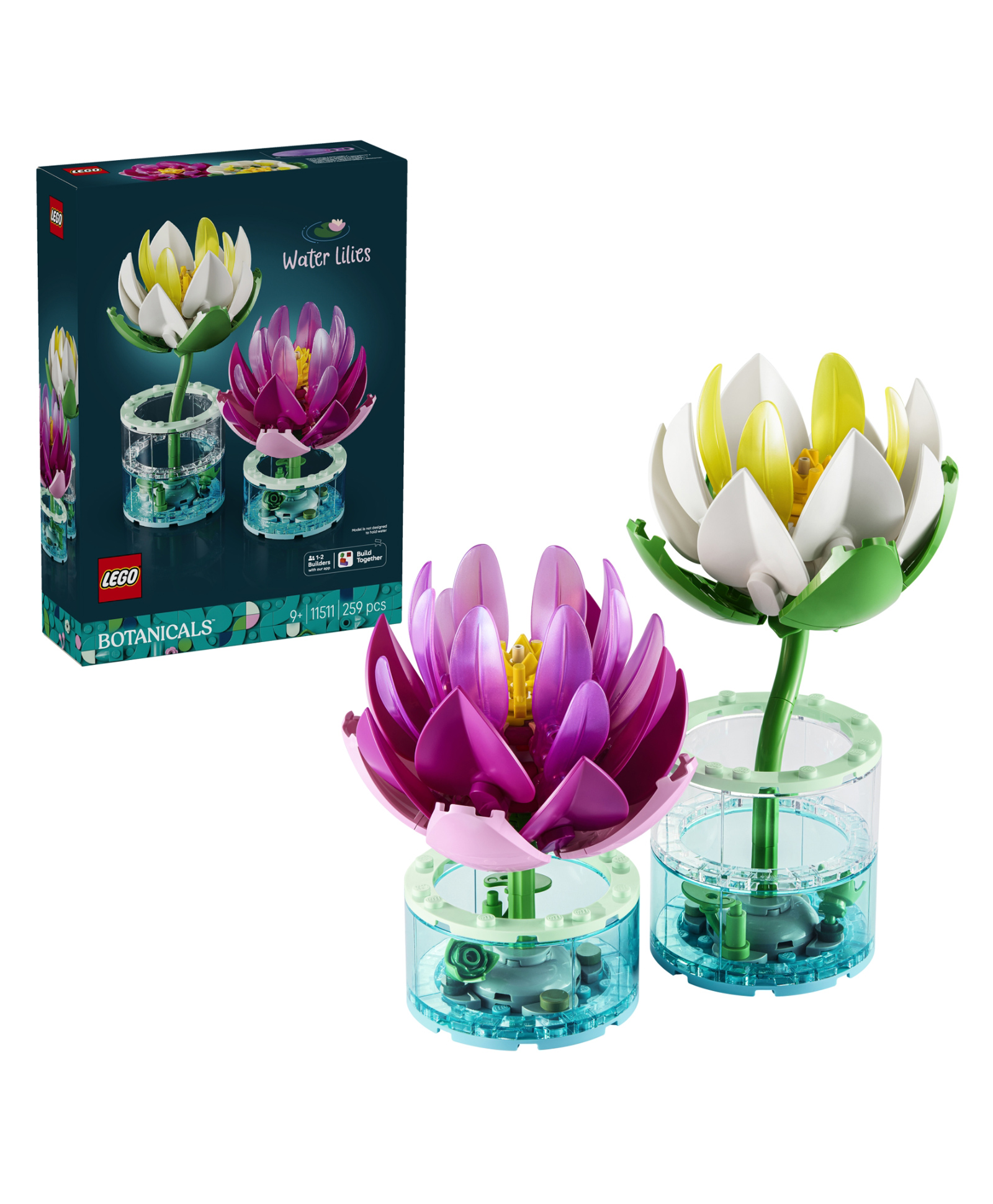 LEGO Botanicals Water Lilies Flower Building Set 259 pieces-11511-image-20