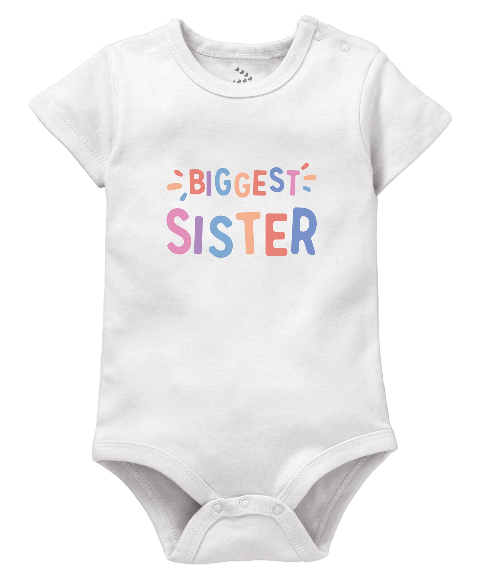 Zeezeezoo 100% Cotton Knit Raksha Bandhan Theme Half Sleeves Best Brother Text Printed Onesie - White-picture-20
