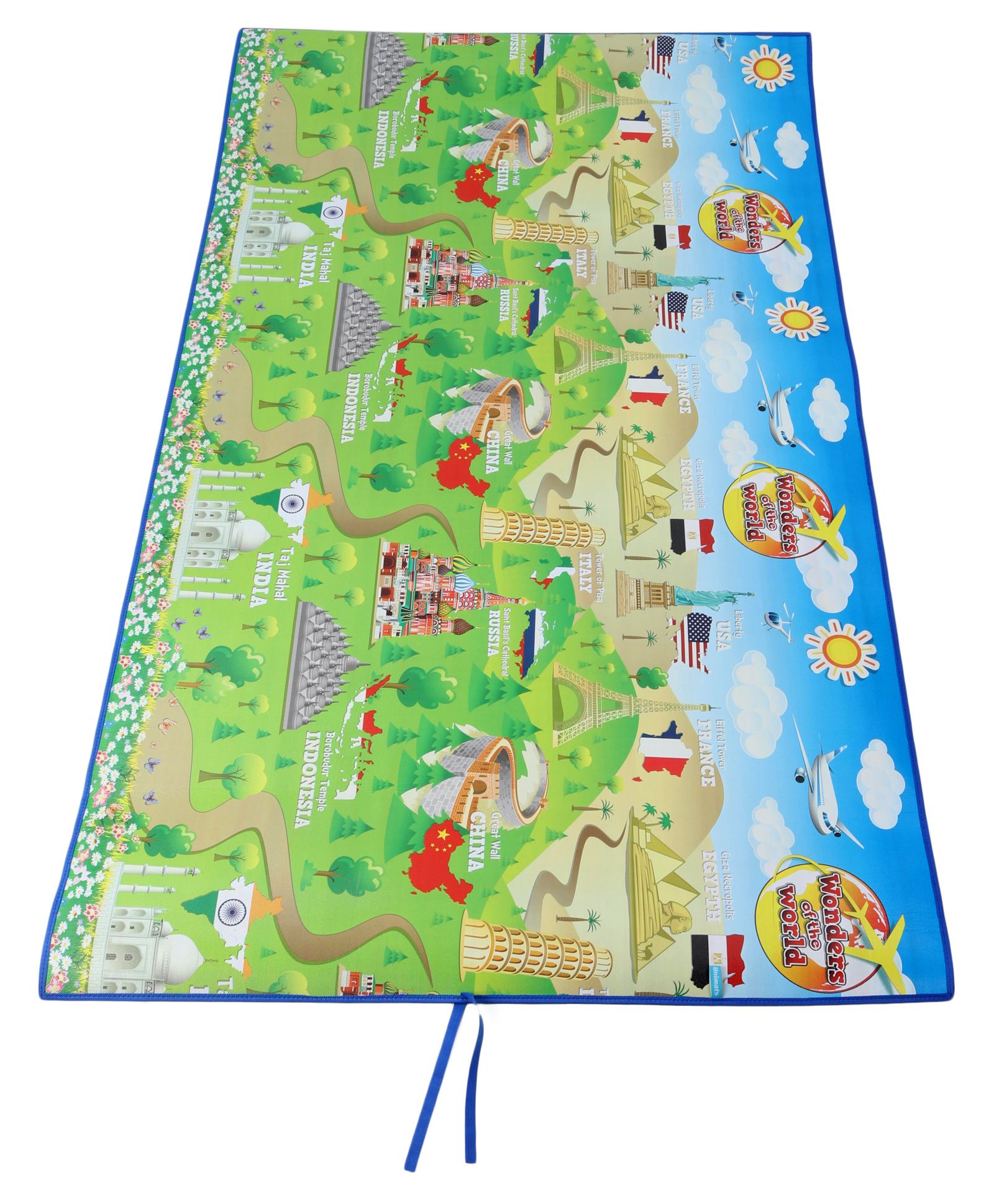 Unimats World Themed Play Mat - Green Blue-image-26