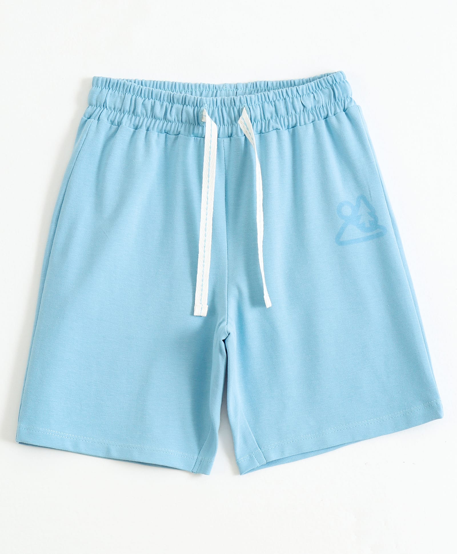 JusCubs Cotton Knit Tree & Hill Printed Shorts - Blue-image-45