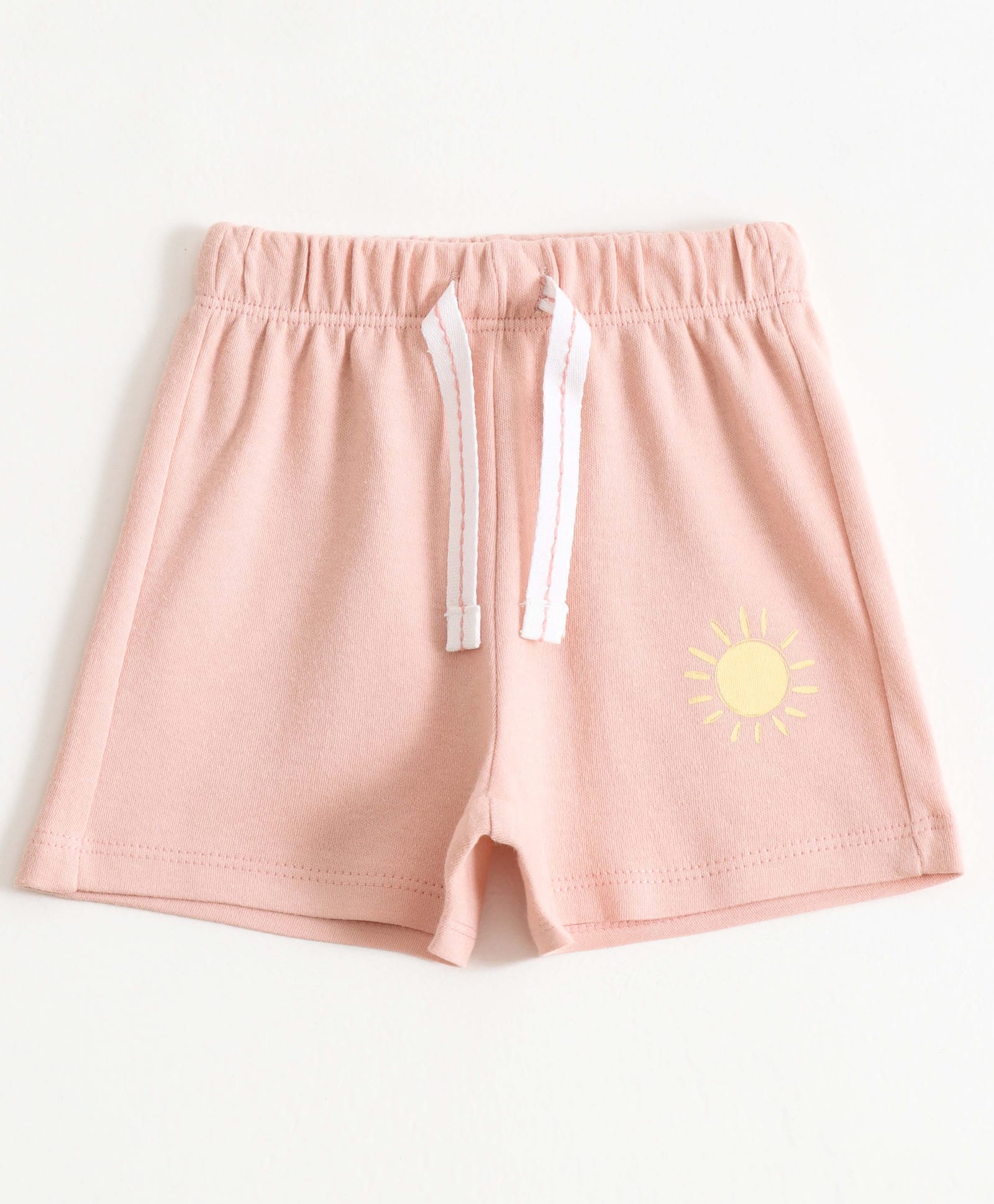 JusCubs Cotton Knit Sun Printed Shorts - Pink-image-29