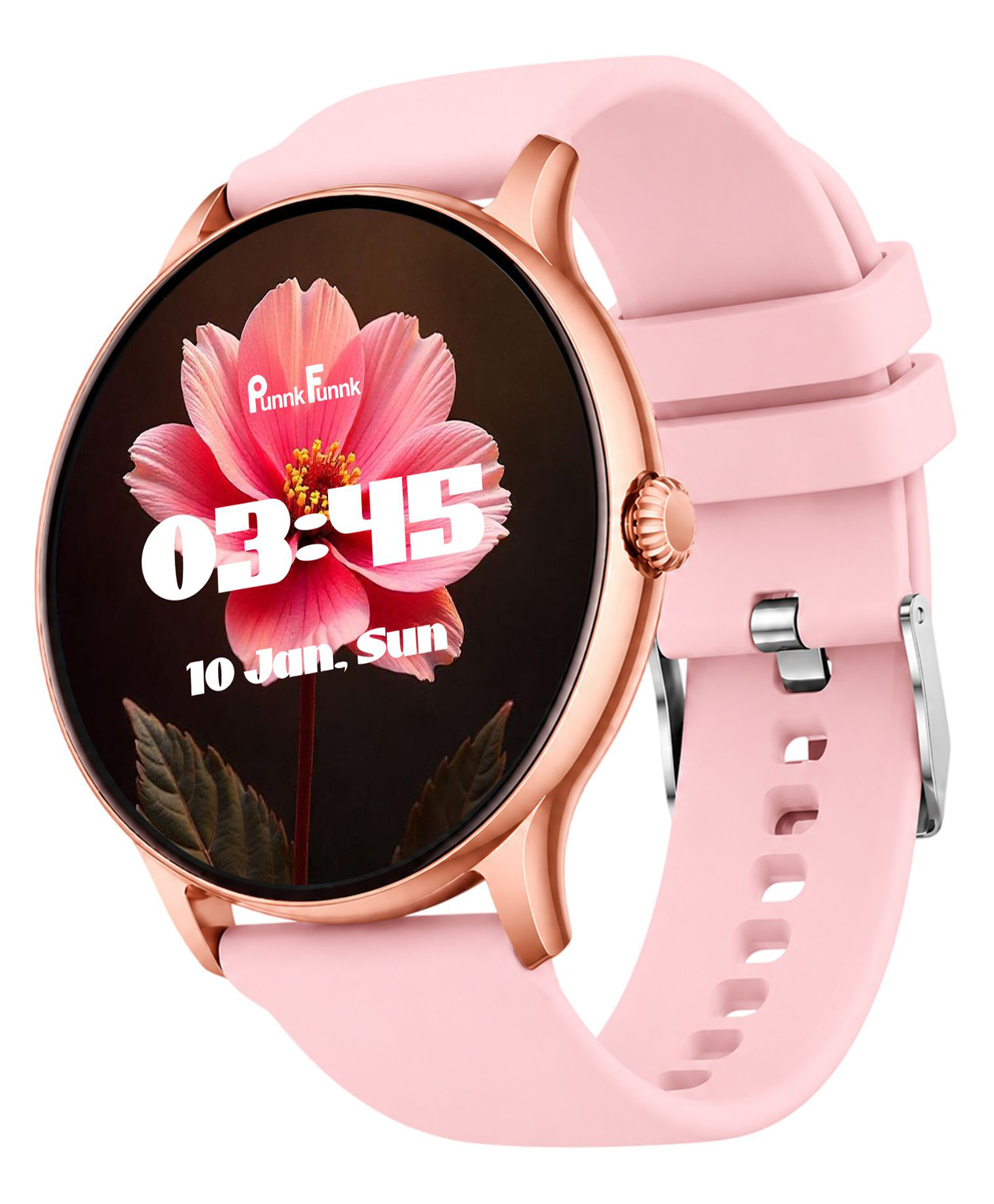 PunnkFunnk Glavito Smartwatch features a 1.49" AMOLED display, Bluetooth Calling, Functional Crown, 100+ Sports Modes, IP67 water resistance, Health Tracking and 100+ Watch Faces in a premium design.-picture-12