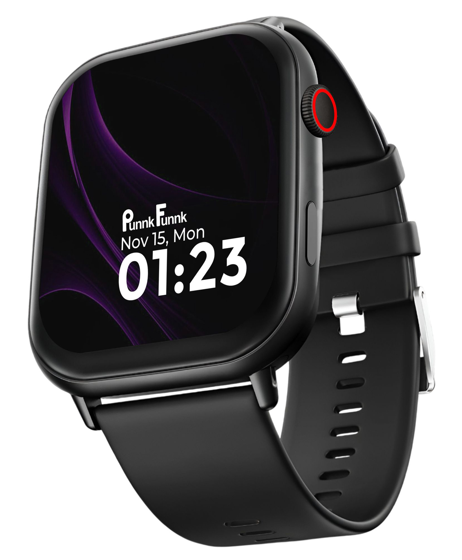 PunnkFunnk Edge-Lite Smartwatch 1.99" AMOLED Display with Bluetooth Calling, AI Voice Assistant & Fitness Tracking (Black Strap)-image-7