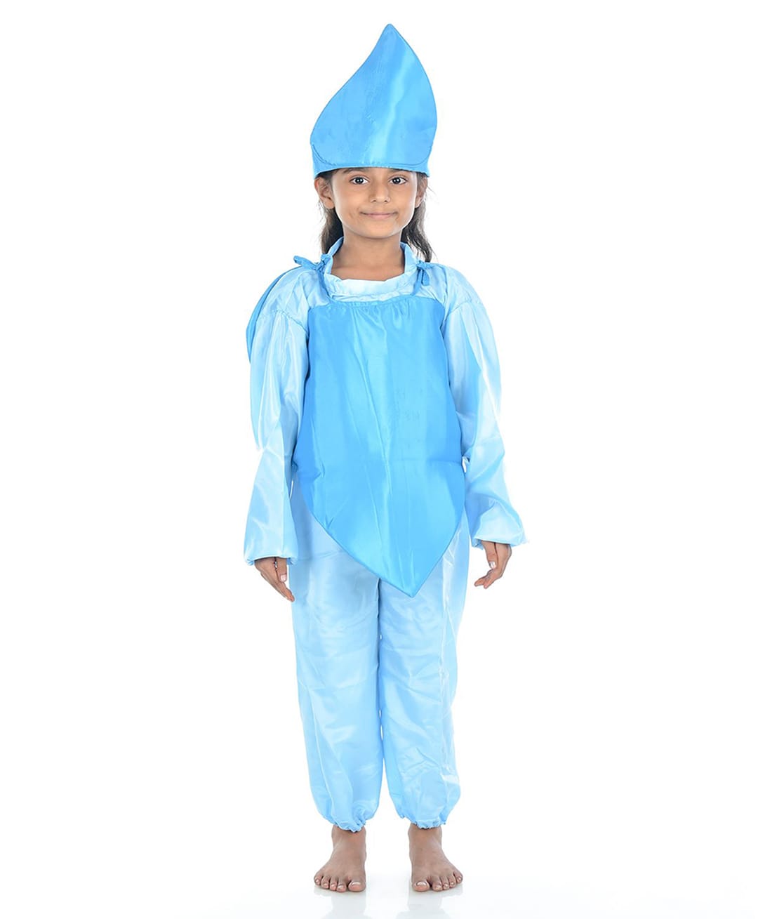 BookMyCostume Woven Full Sleeves Water Droplet Designed Fancy Dress Costume Set - Blue-picture-14