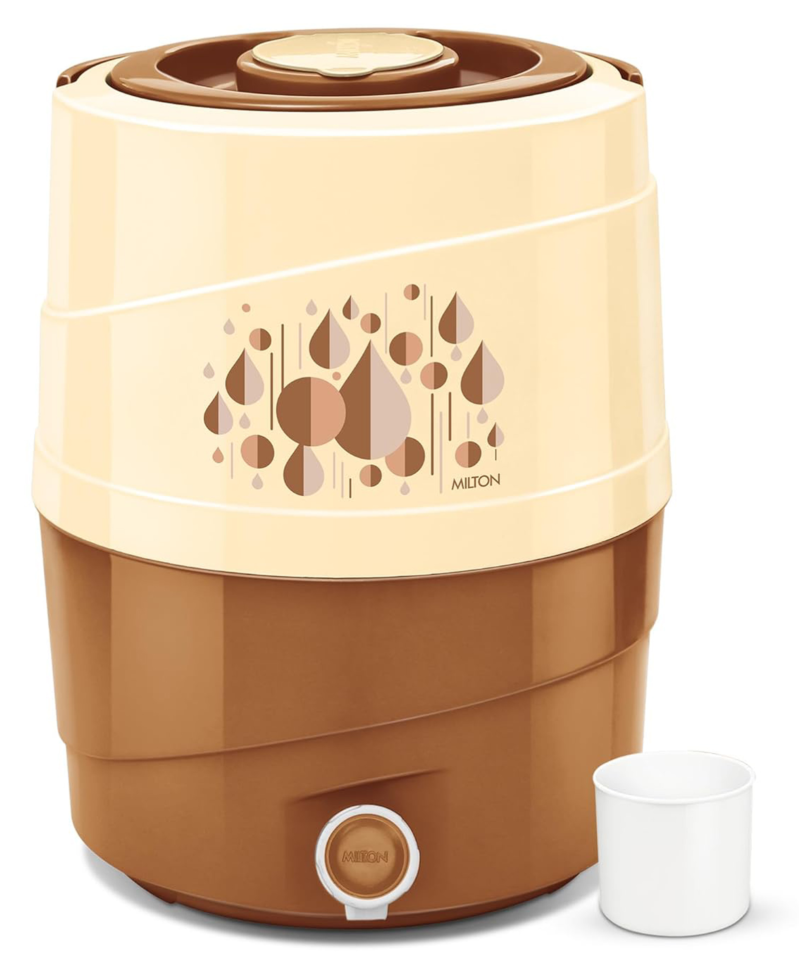 MILTON Kool Rover 22 Insulated Plastic Water Jug, 19 Litres, Brown | BPA Free, Food Grad, Leak Proof & Easy to Carry with Sturdy Handle, Multi-Coloured | Ideal for Home, Travel, Picnic, Offices, Shops-image-31