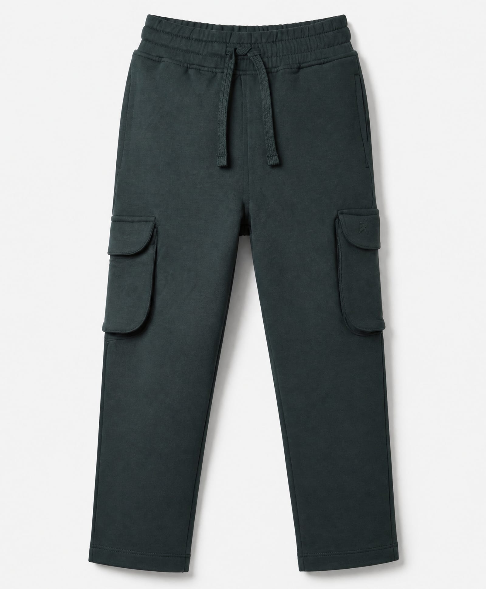 Doreme Terry Knit Full Length Fleece and Woollen Bottomwear With Cargo Pockets - Green-picture-18