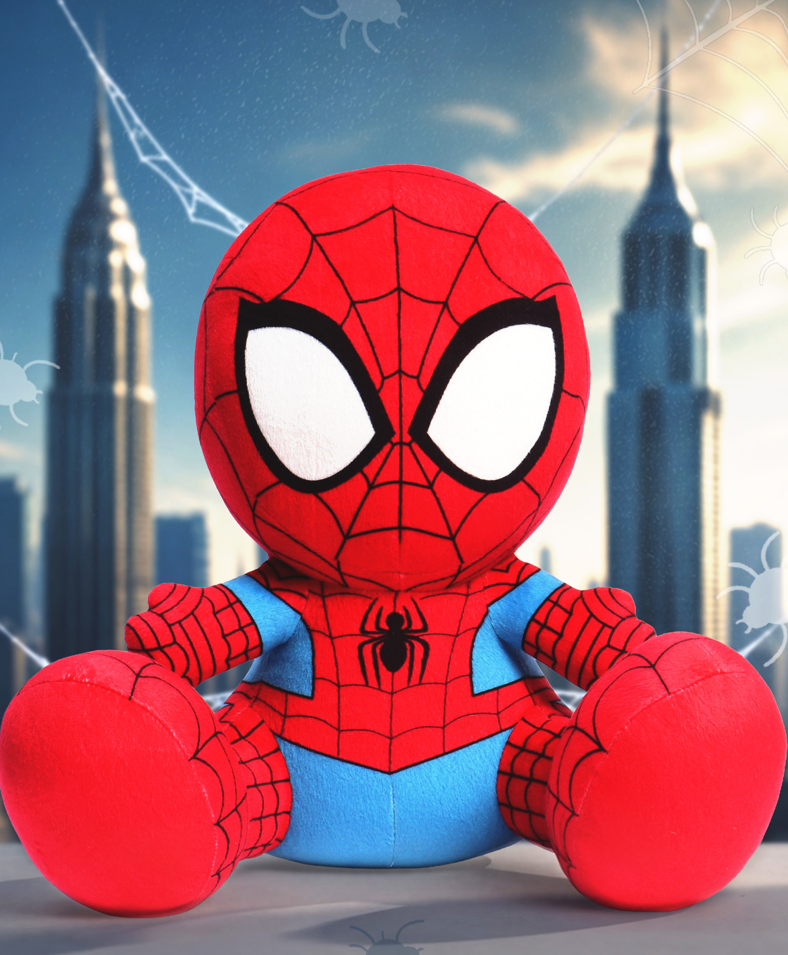 Babyhug Marvel Spider-Man Plush Soft Toy 28 cm| Ultra Soft & Huggable| Lightweight Plush Companion| Perfect for Playtime, Snuggles & Gifting| BIS Certified| Home & Car Decor-image-28