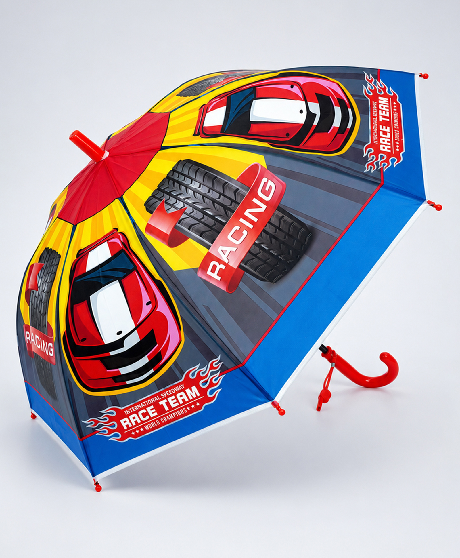 Little Surprise Box Racing Car Designed Umbrella - Red-picture-23