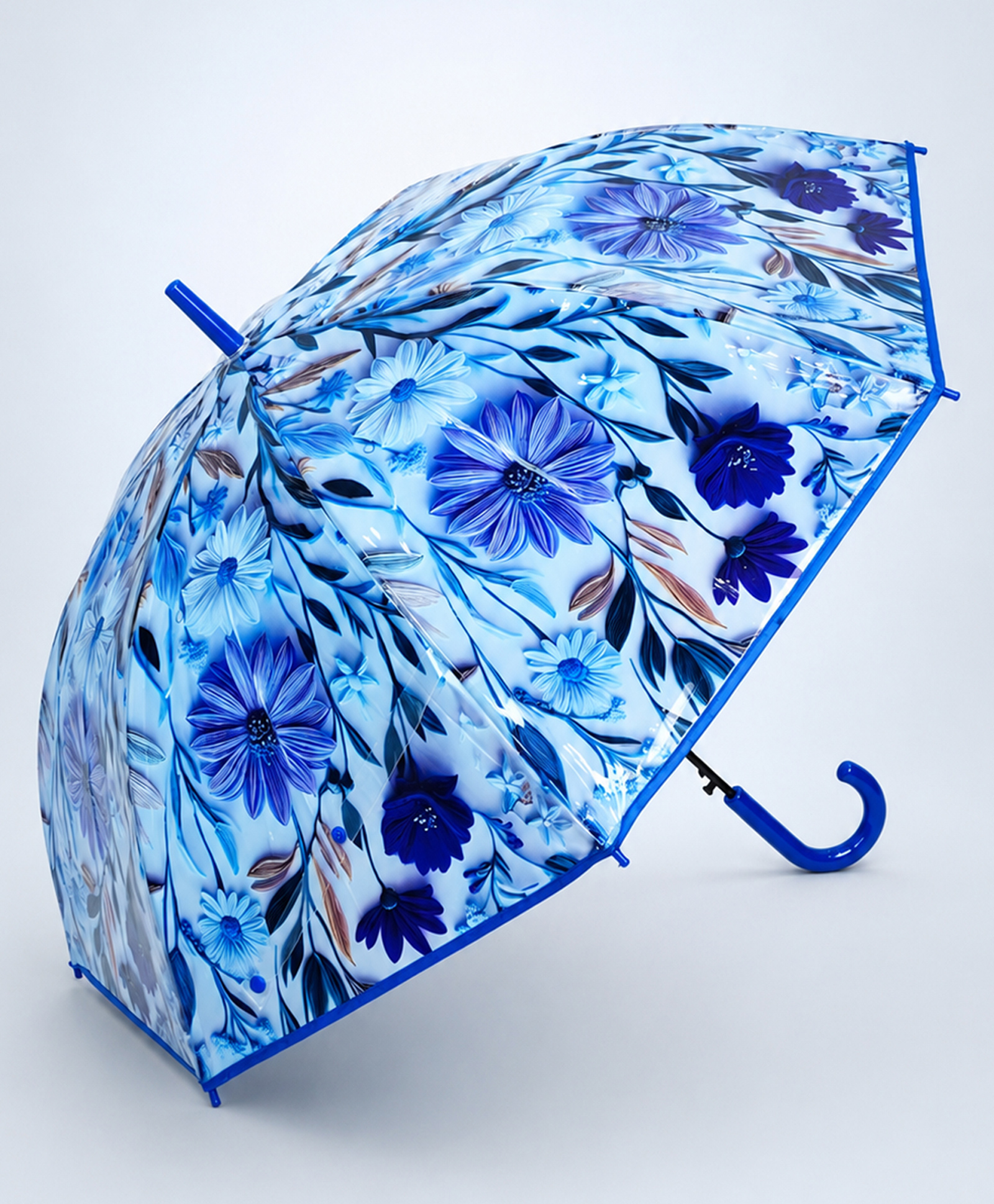 Little Surprise Box Floral Designed Umbrella - Blue-picture-12