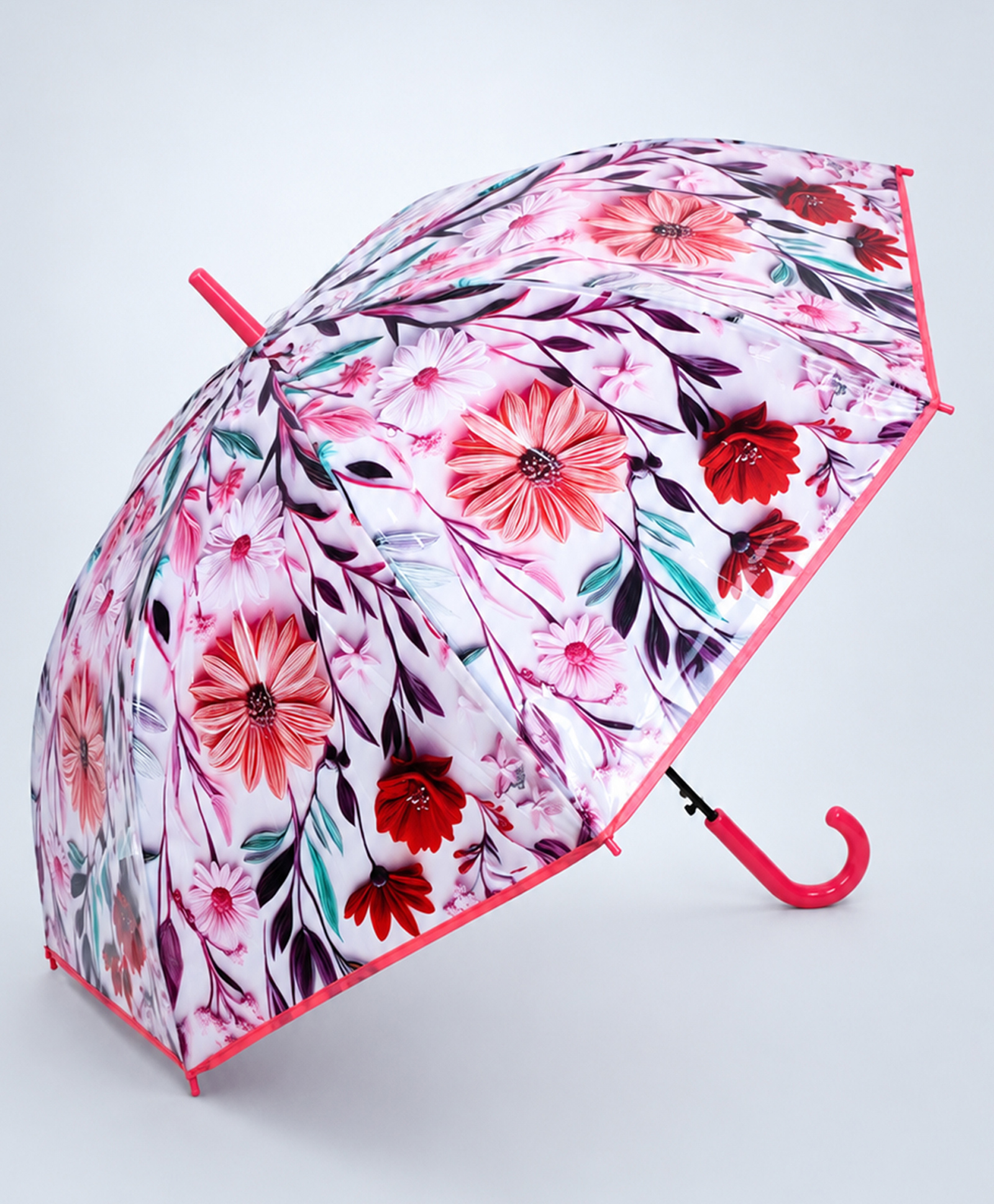 Little Surprise Box Floral Designed Umbrella -Pink-image-27