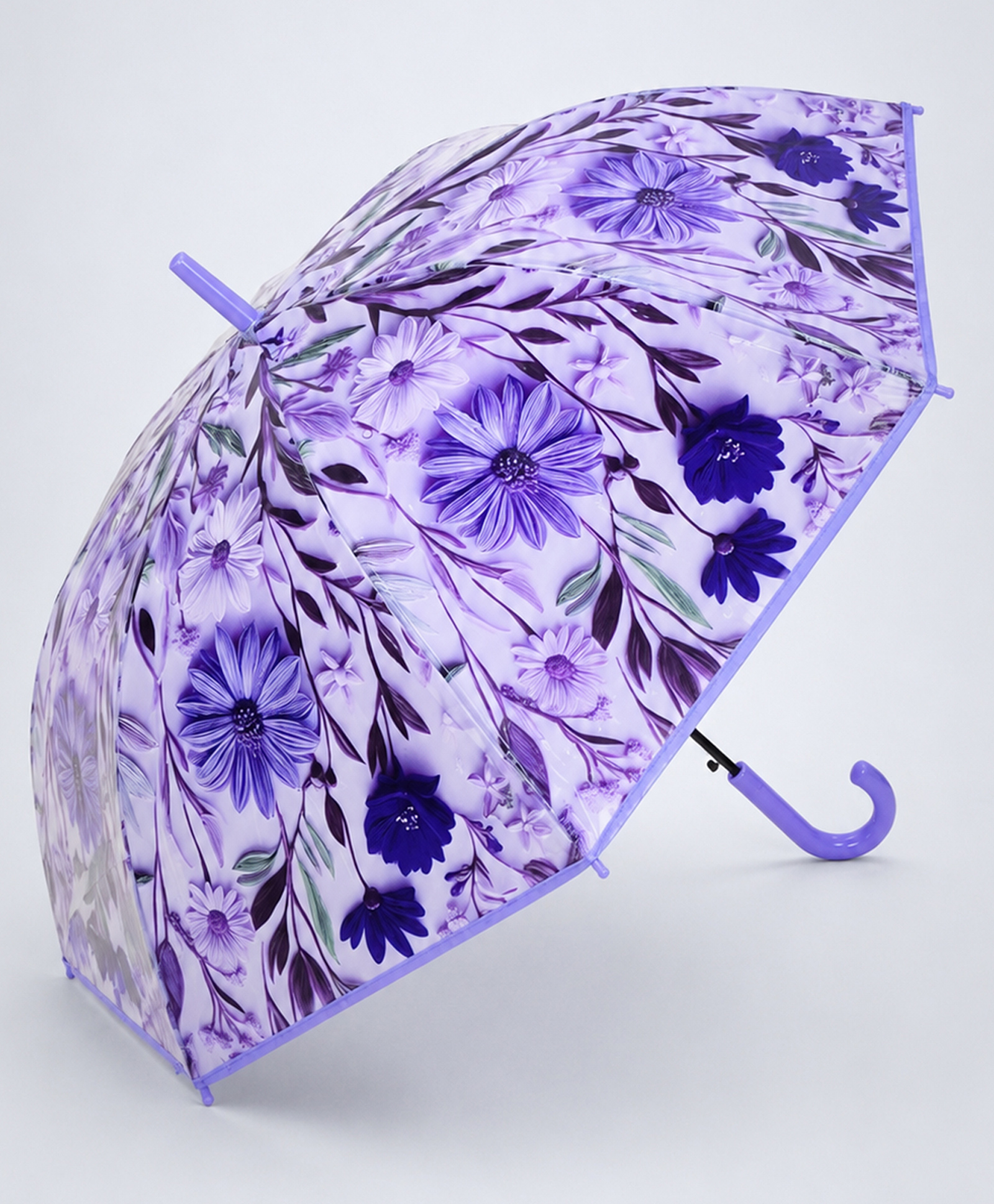 Little Surprise Box Floral Designed Umbrella - Purple-picture-16