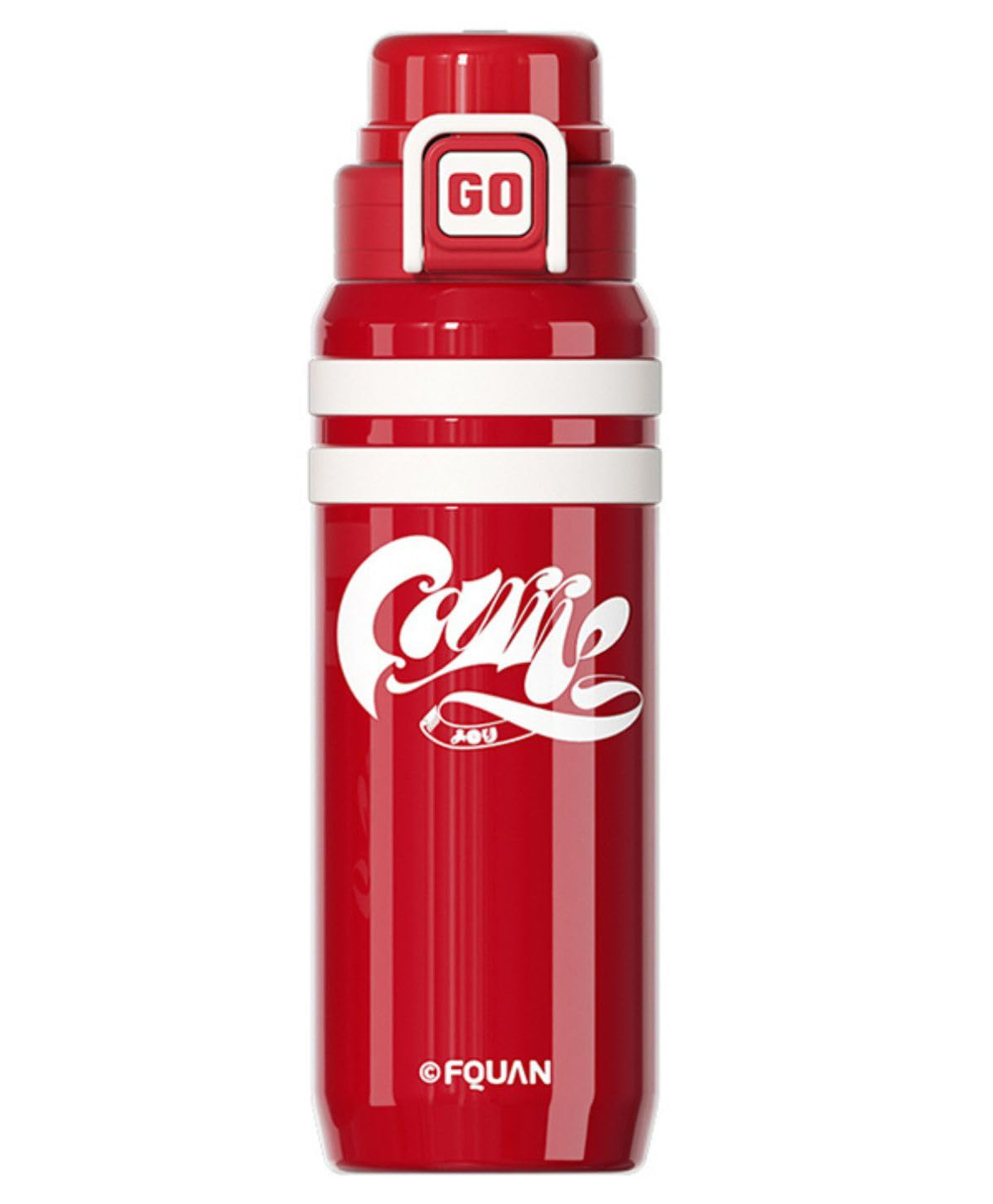 FunBlast Insulated Stainless Steel Hot & Cold-Water Bottle with Wide Mouth - 620 ML (Red)-picture-25