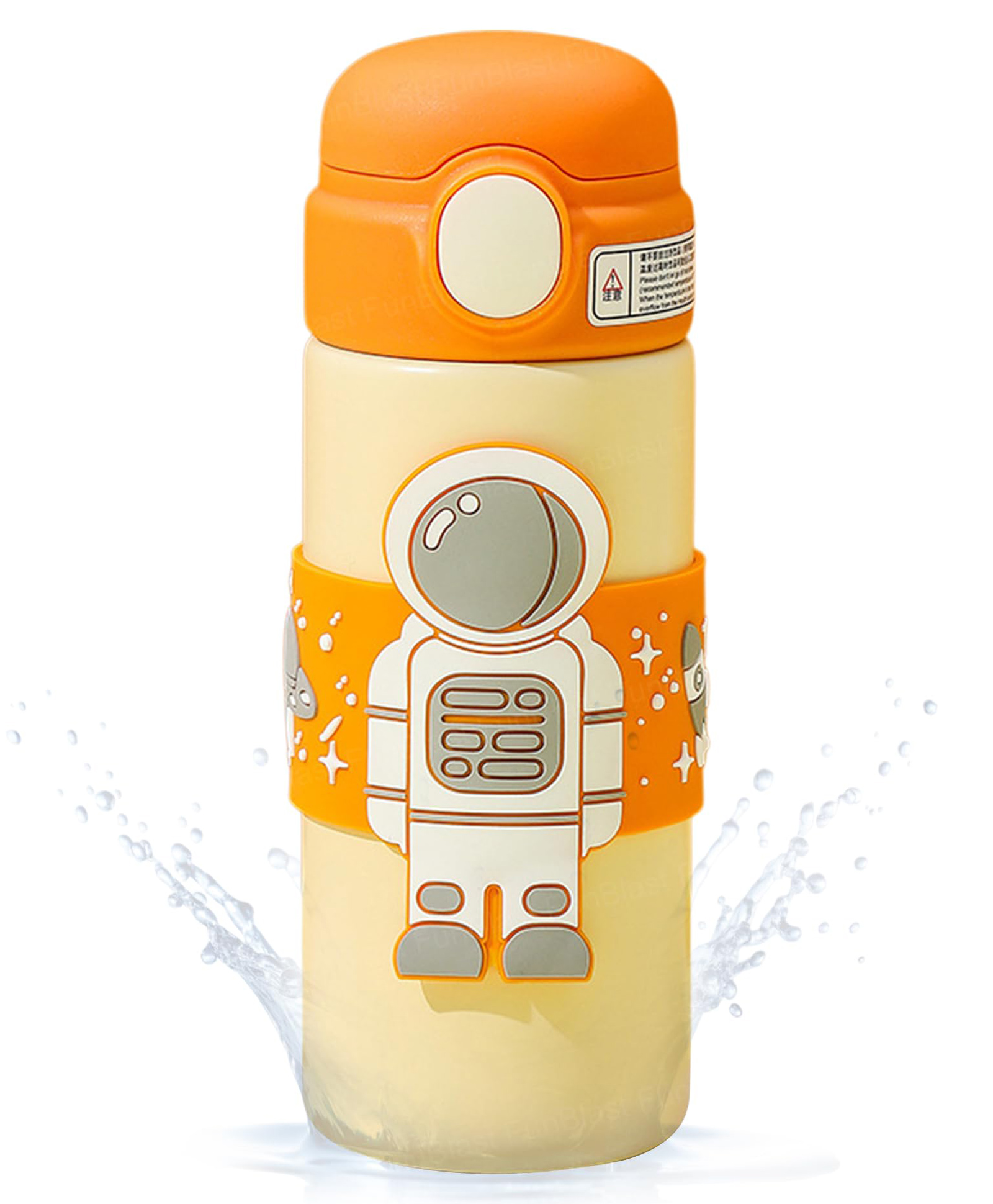 FunBlast Stainless steel Astronaut Theme Hot and Cold-Water Bottle for Kids - 500 ML (Multicolor)-picture-11