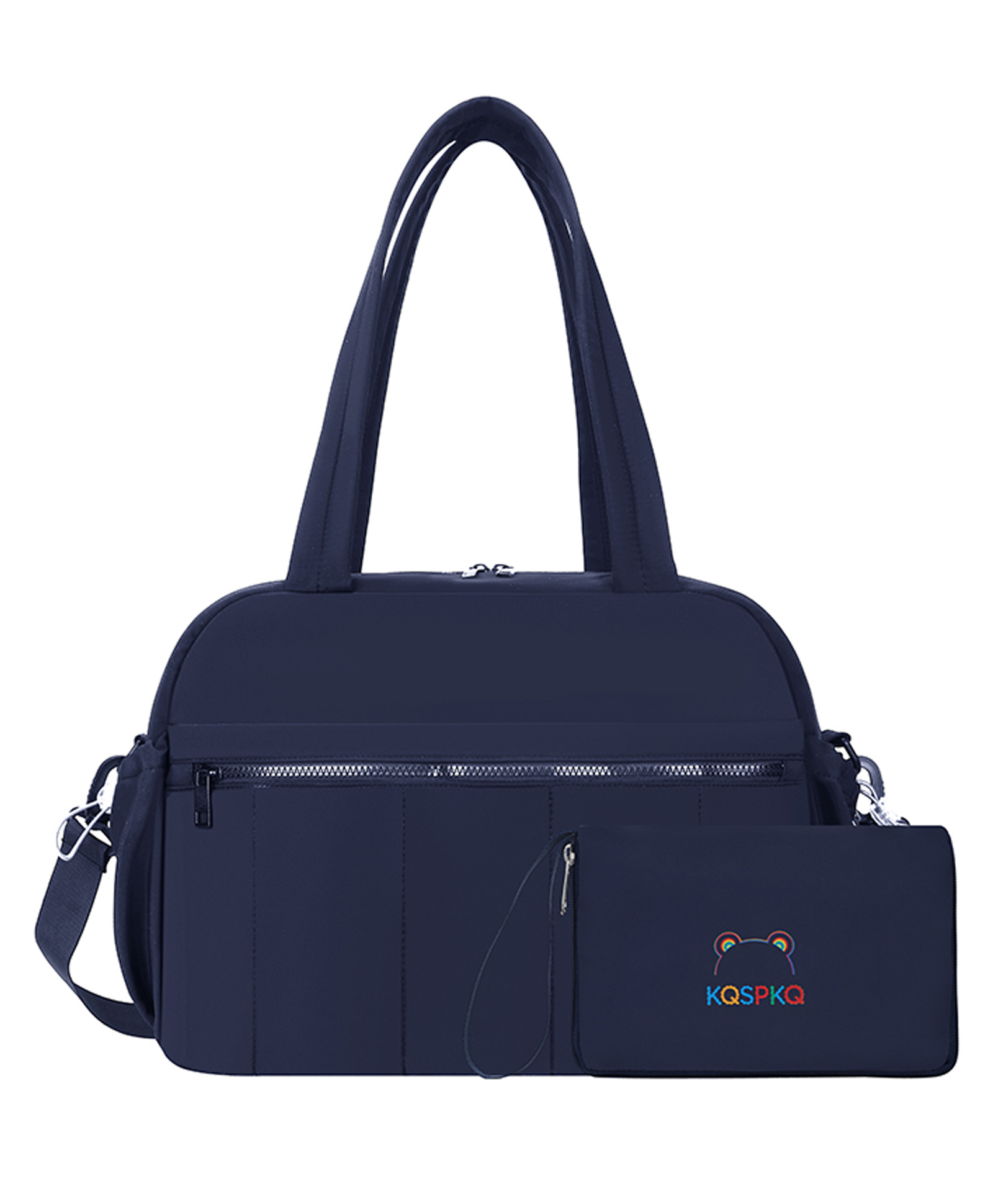 Winnies Mommy Bag Diaper Tote Maternity Messenger Bag - Blue-image-2