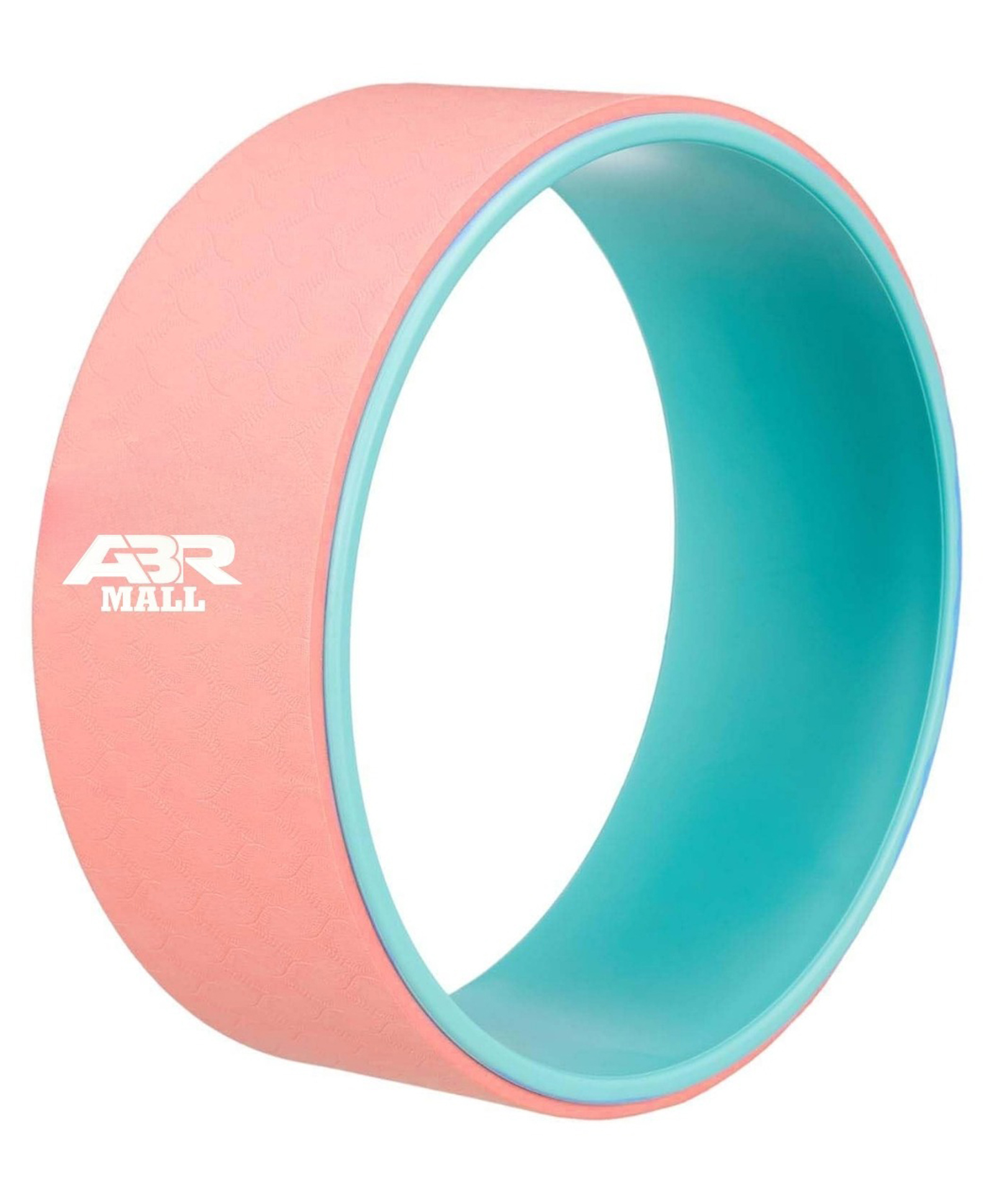 Abr Mall Fitness Yoga Wheel for Back Pain Relief Durable Dharma Yoga Prop Wheel for Stretching, Backbends, Deep Tissue Massage & Flexibility Training - Pink & Blue-image-49