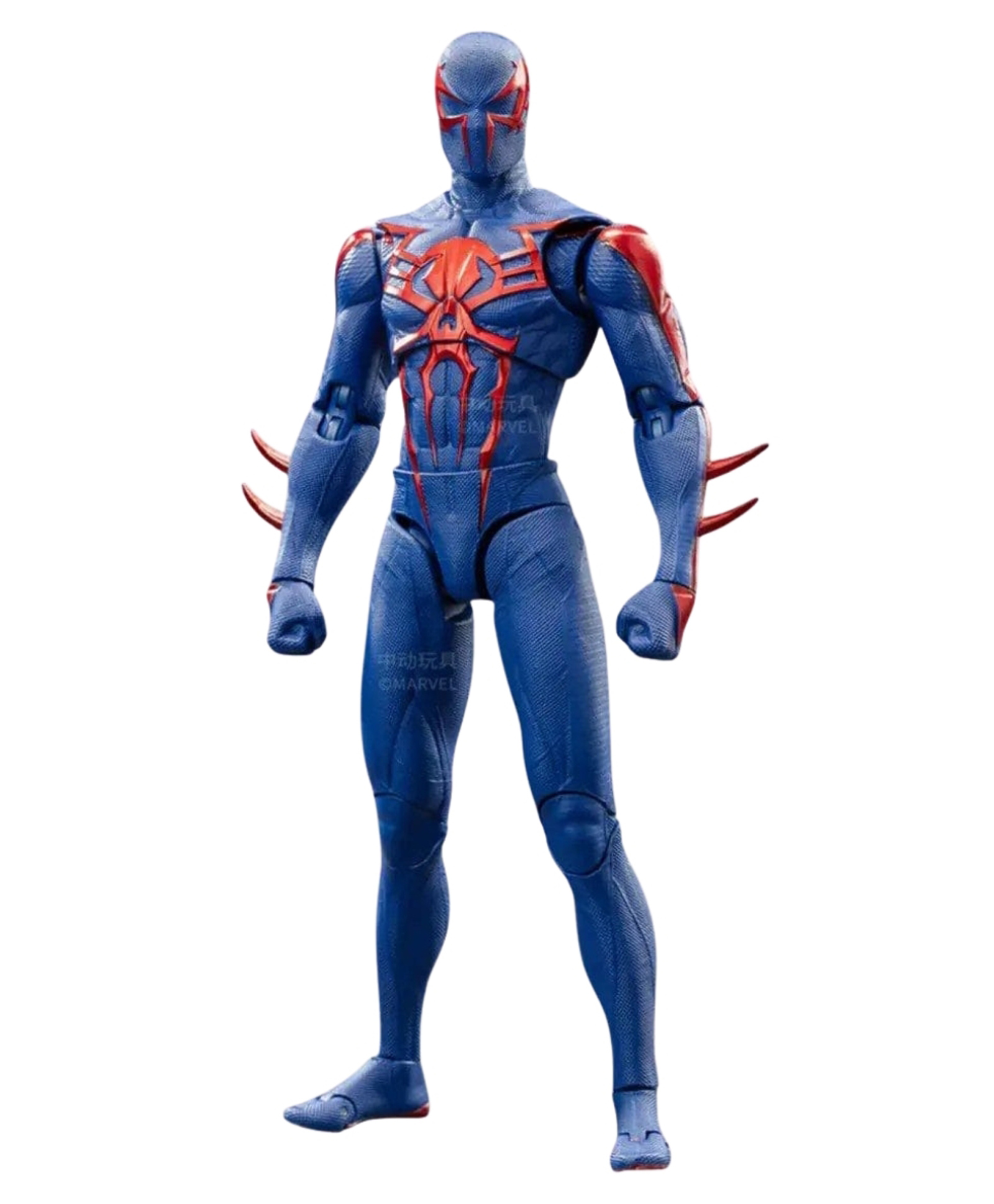 Marvel Spider-Man 2099 Action Figure Collectible with PVC Build and Accessories - 18 cm-picture-1