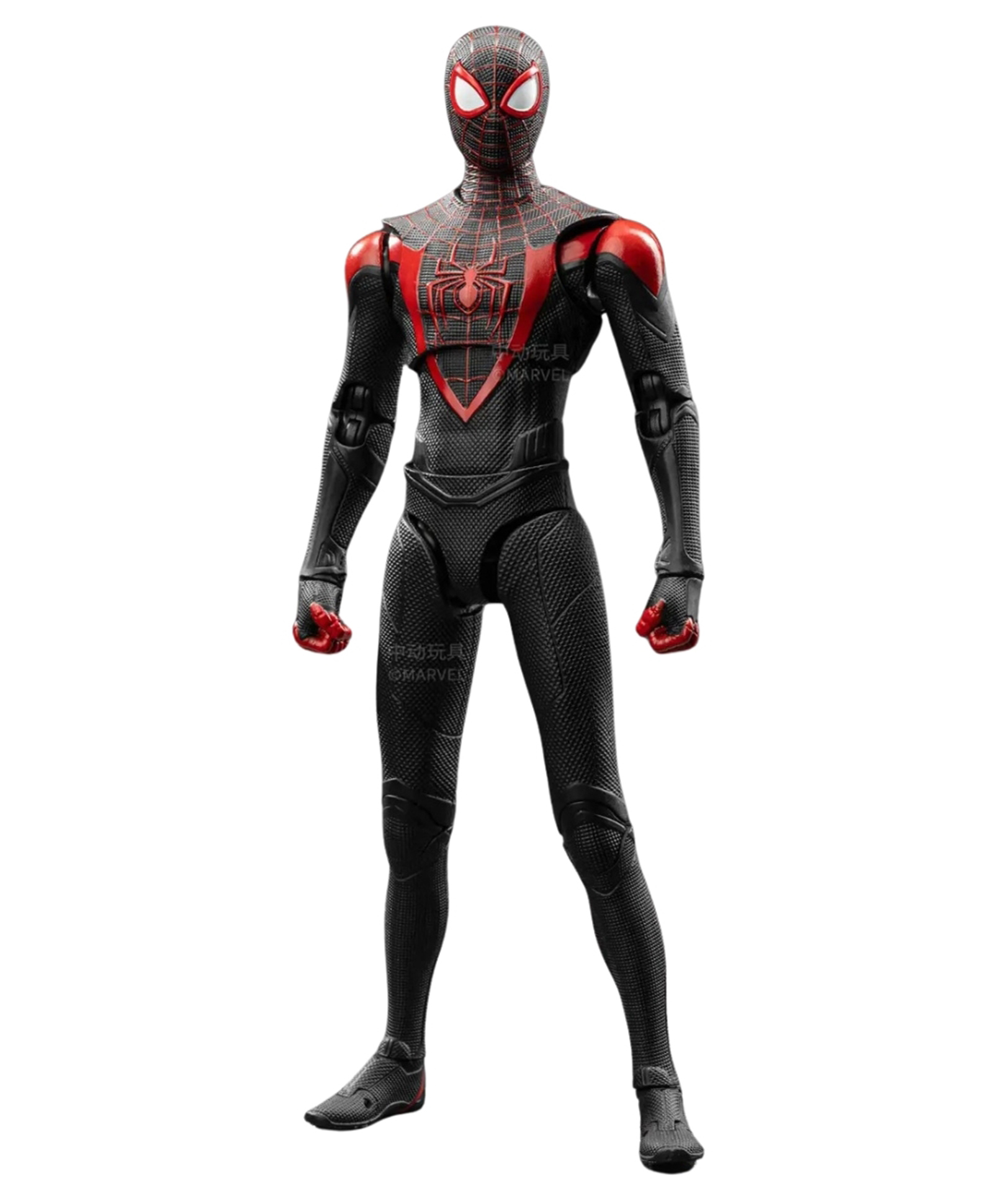 Marvel Spider-Man Miles Morales Action Figure with PVC Build and Accessories Collectible Figure - 18 cm-picture-3