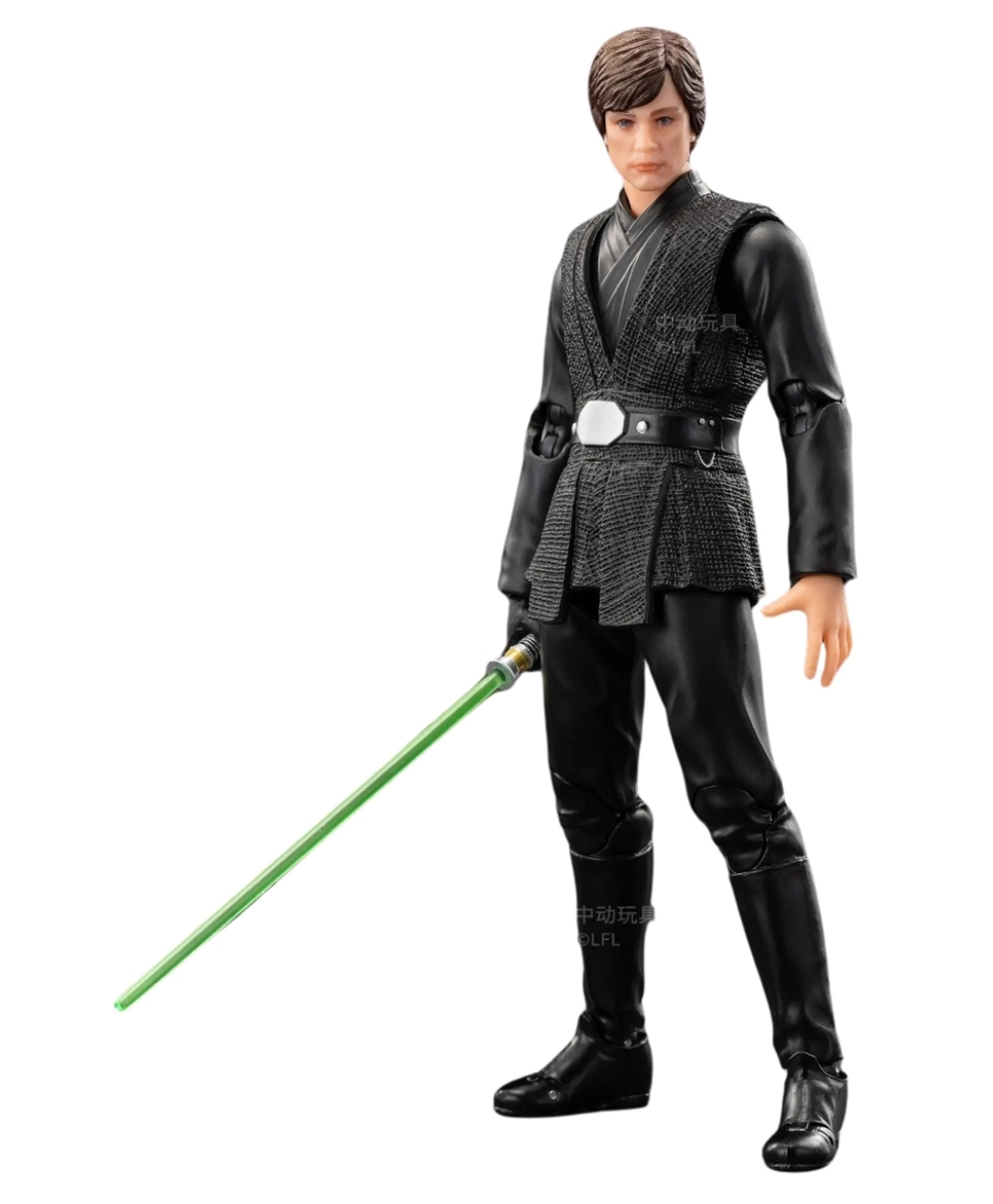STAR WARS Luke Skywalker Jedi Master Action Figure with Accessories PVC Build and Green Lightsaber - 18 cm-image-48