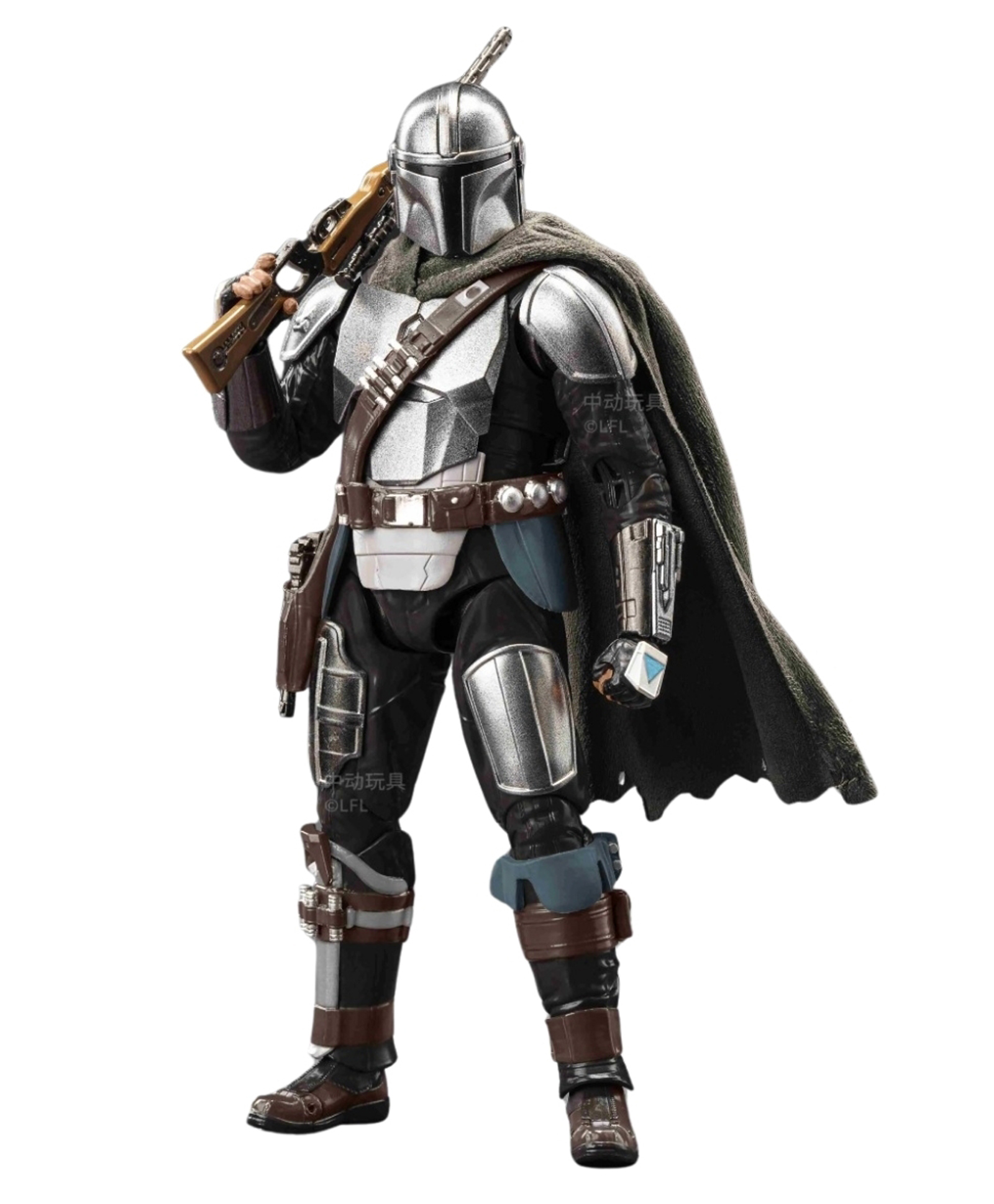 Star Wars The Mandalorian Din Djarin Action Figure with Accessories PVC Collectible - 18 cm-image-35