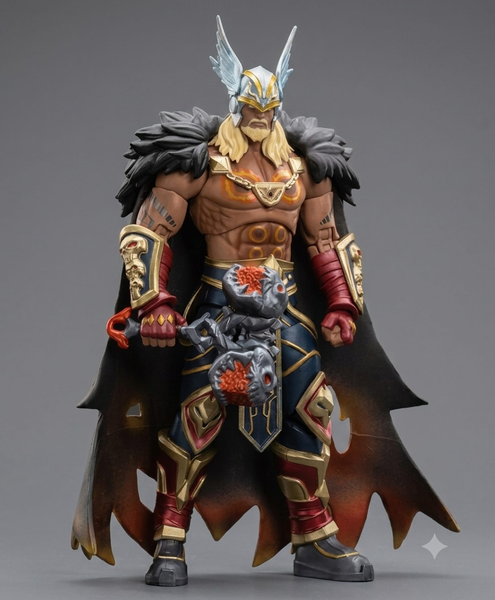 Marvel Thor Action Figure Collectible with Accessories, Premium PVC Build, 18 cm Height - 18 cm-picture-10