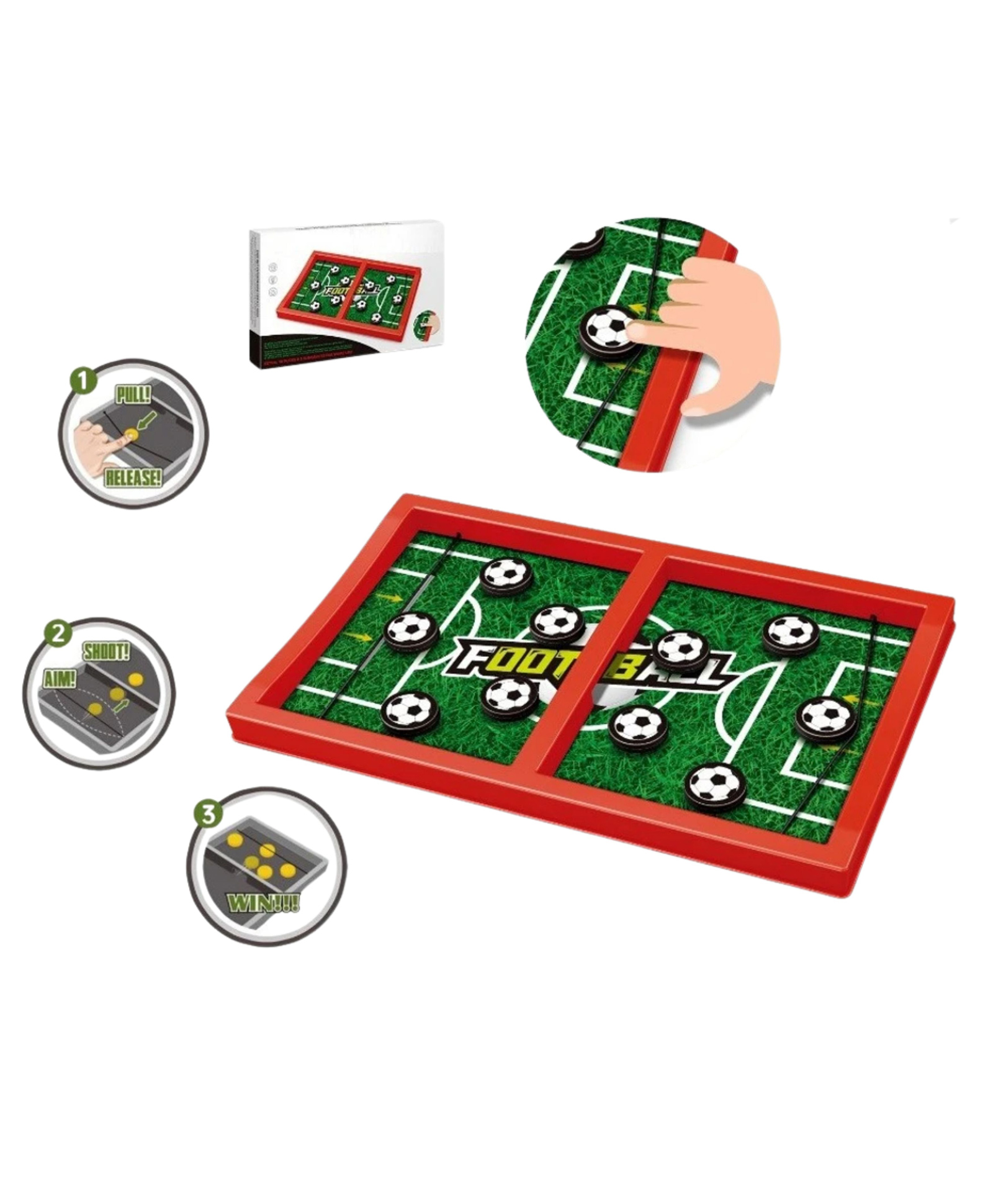 YAMAMA 2026 Football World Cup Fast String Puck Game for Kids & Adults, Premium Sling Puck Board Game, Tabletop Soccer Arena for Quick Reflexes, Hand-Eye Coordination, Party Games - Multicolor-image-12