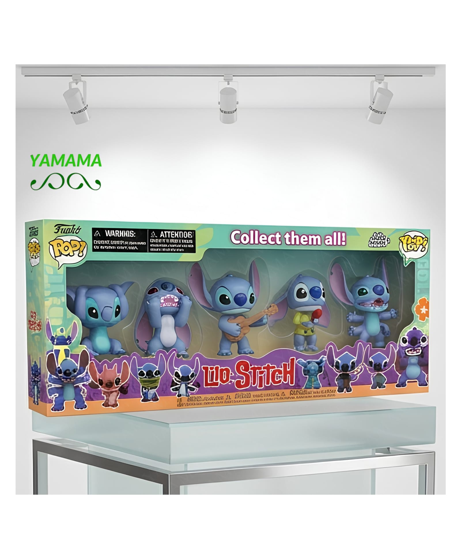 YAMAMA Lilo & Stitch 5-Piece Collectible Mini Action Figure Set for Kids & Adults, Premium Child-Safe ABS Miniature Toy Pack, Fun Interactive Collectible Kids Toys - Multicolor-picture-12