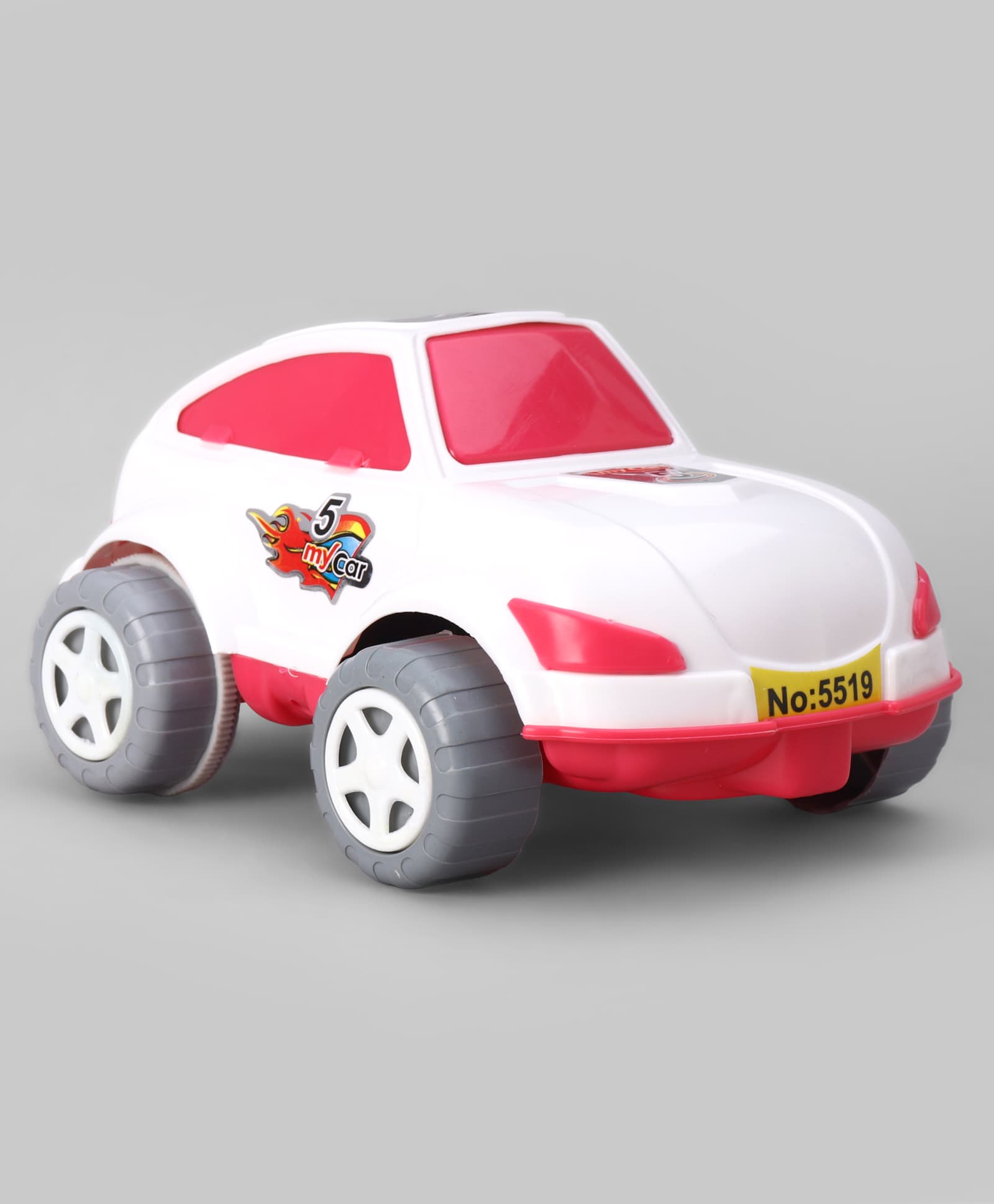 United Agencies Friction Powered Toy Car Friction Drive Vehicle Smooth Rolling Action- White & Pink-image-18