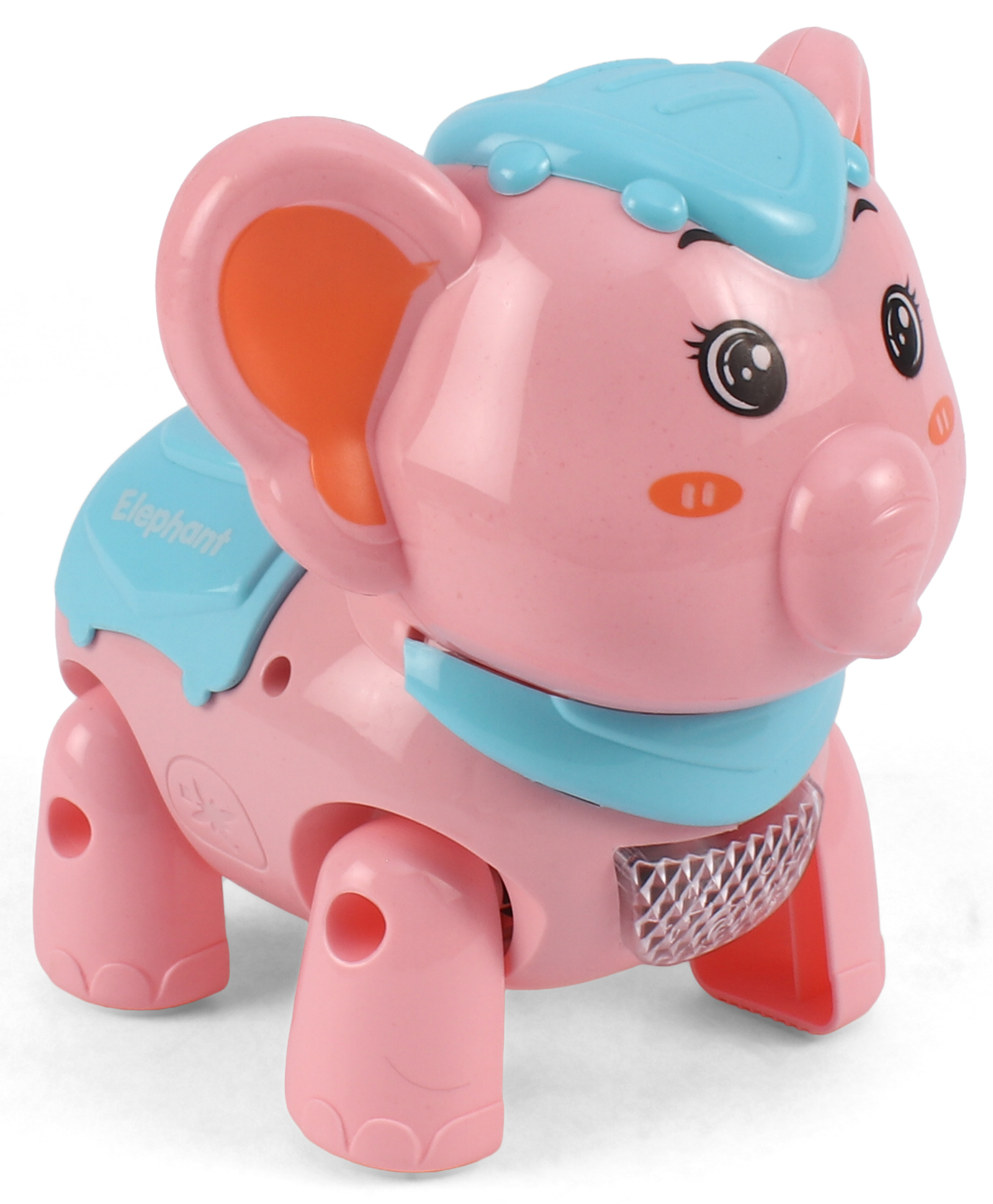 Kiddybuddy Musical Walking Elephant Toy With Moving Action And Music Feature - Pink-image-12