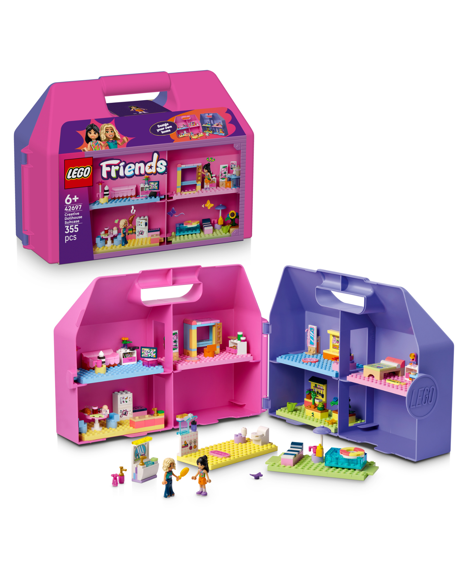 LEGO Friends Creative Dollhouse Suitcase Building Set 355 pieces-42697-picture-18